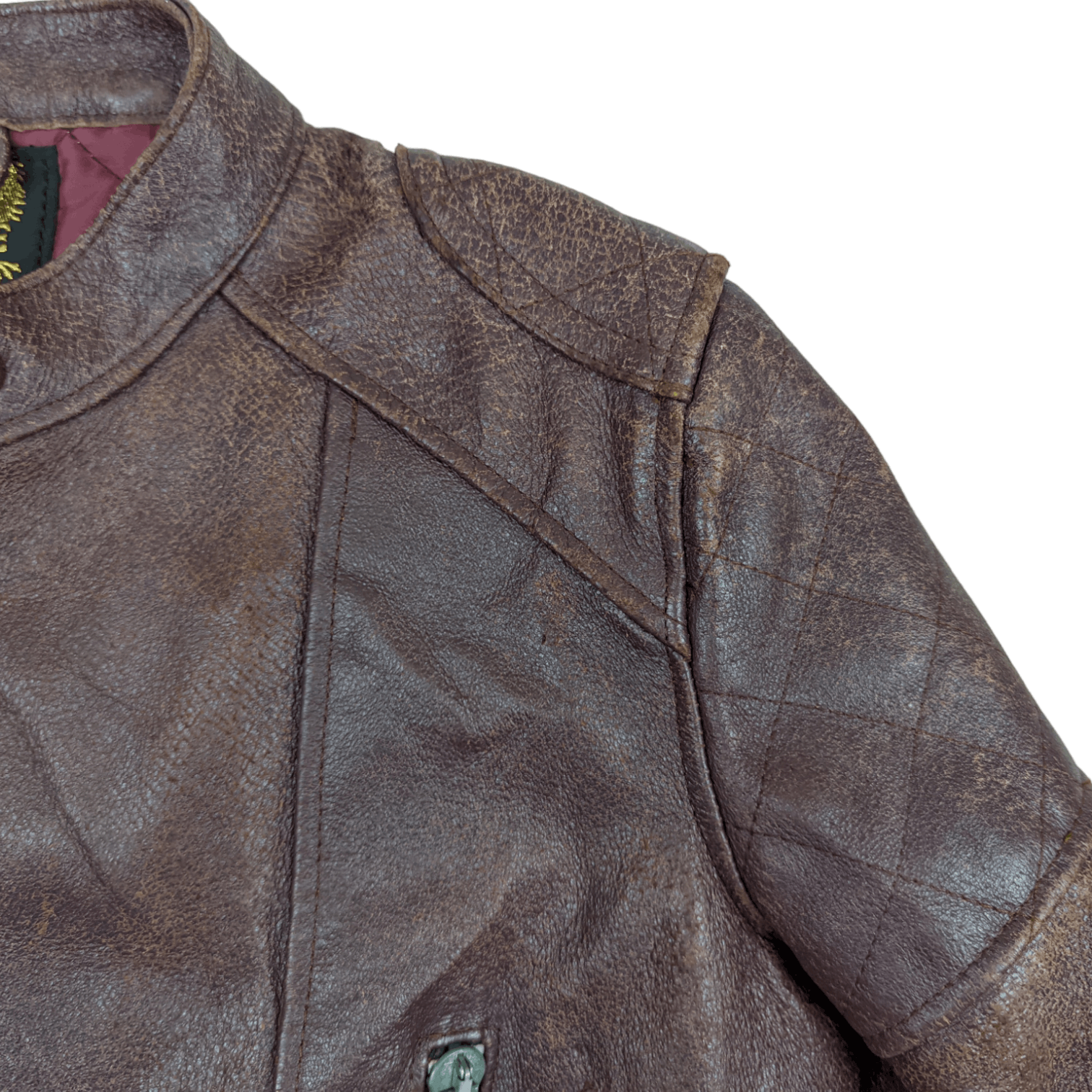 Genuine Leather Vintage 70's EAGLE Motorcycle Style Leather Jacket Size US M / EU 48-50 / 2 - 10 Thumbnail