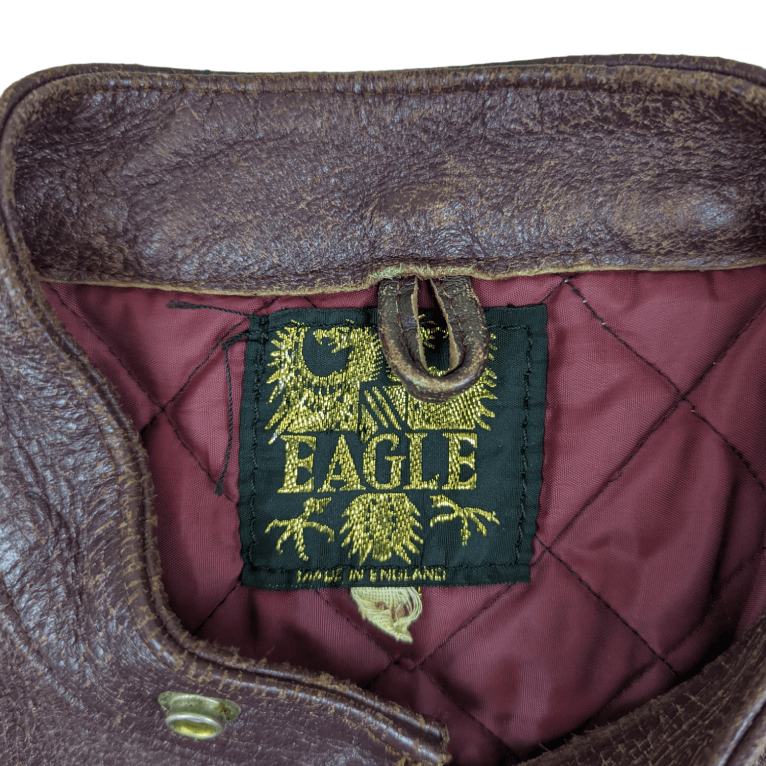 Genuine Leather Vintage 70's EAGLE Motorcycle Style Leather Jacket Size US M / EU 48-50 / 2 - 14 Thumbnail