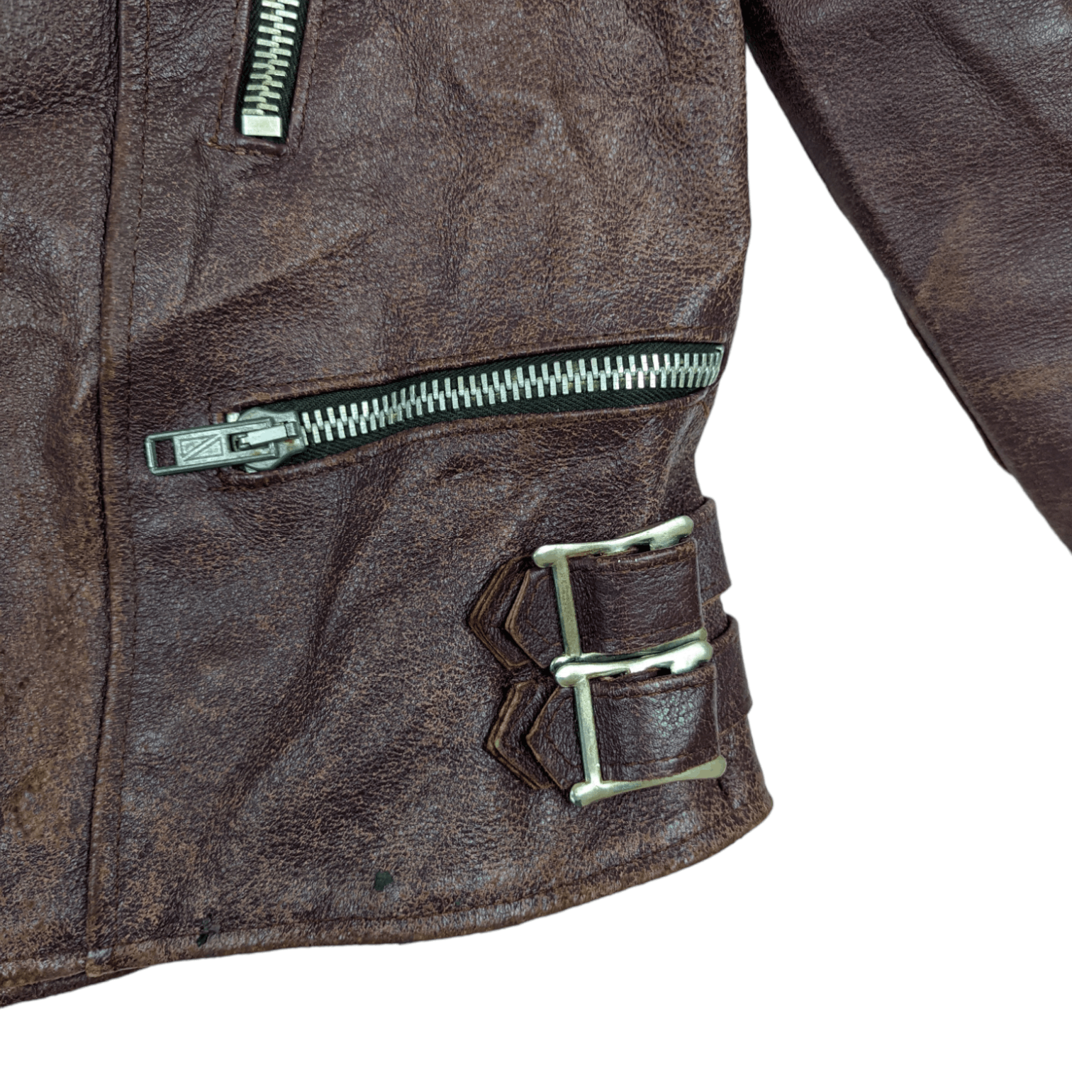 Genuine Leather Vintage 70's EAGLE Motorcycle Style Leather Jacket Size US M / EU 48-50 / 2 - 11 Thumbnail