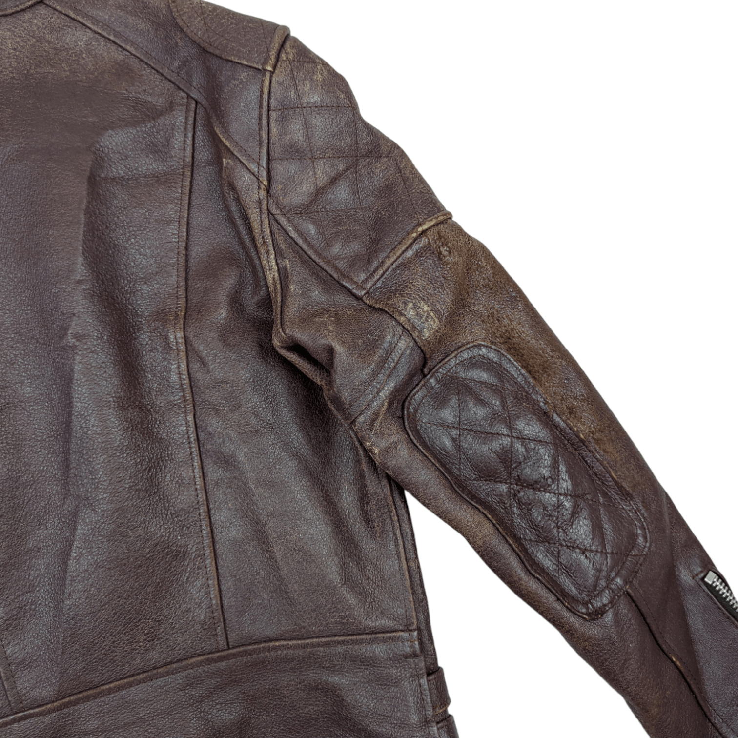 Genuine Leather Vintage 70's EAGLE Motorcycle Style Leather Jacket Size US M / EU 48-50 / 2 - 13 Thumbnail