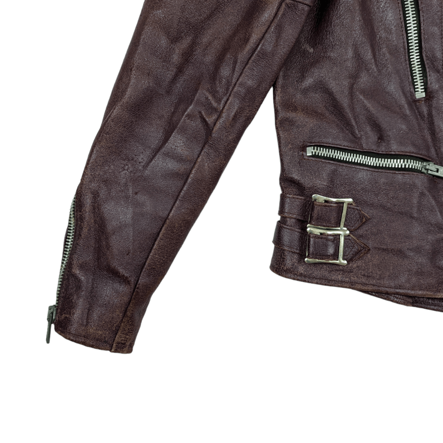 Genuine Leather Vintage 70's EAGLE Motorcycle Style Leather Jacket Size US M / EU 48-50 / 2 - 7 Thumbnail