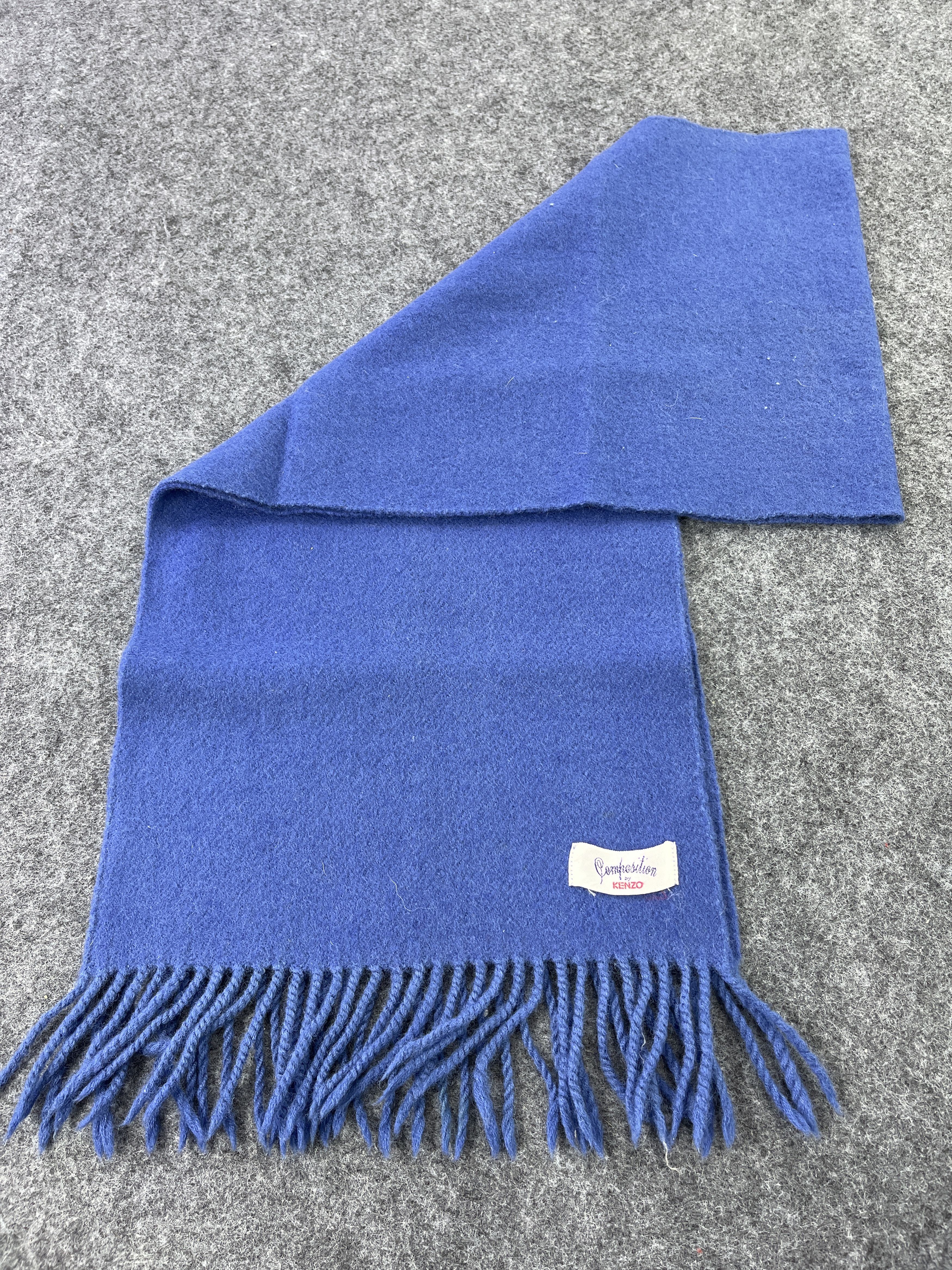 Kenzo × Vintage KENZO SCARVES / MUFFLER / NECKWEAR T268 Size ONE SIZE - 4 Thumbnail