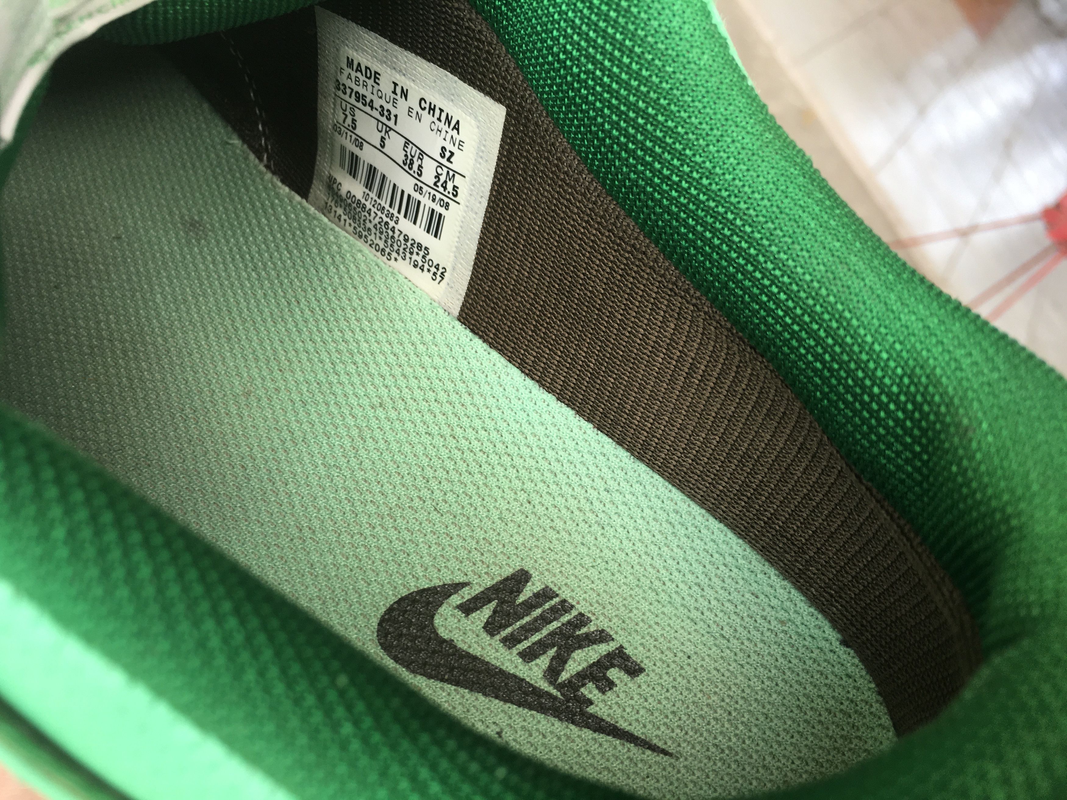 Nike Nike Dunk Low Premium QS Basic Olympic Tourmaline 2008 Wmns Size US 7.5 / IT 37.5 - 13 Thumbnail