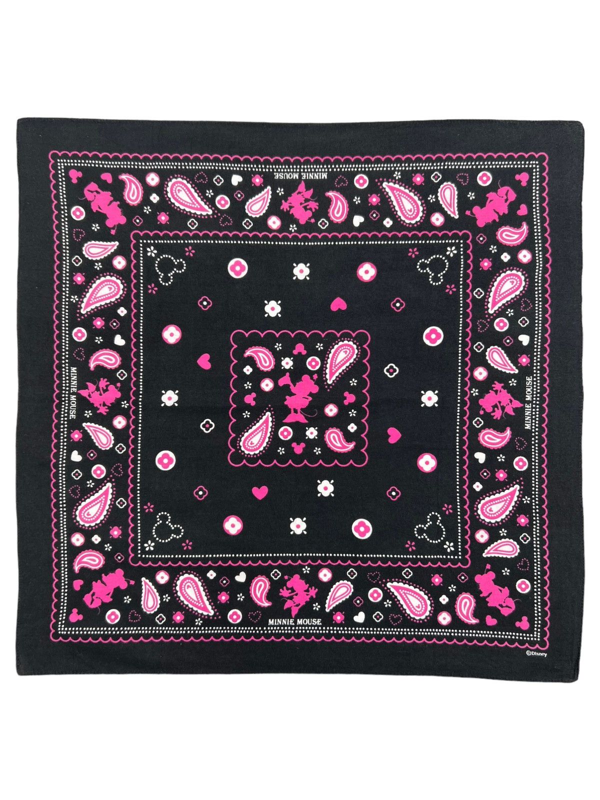 Disney Minnie Mouse Handkerchief Neckerchief Bandana Pocketsquare Size ONE SIZE - 1 Thumbnail
