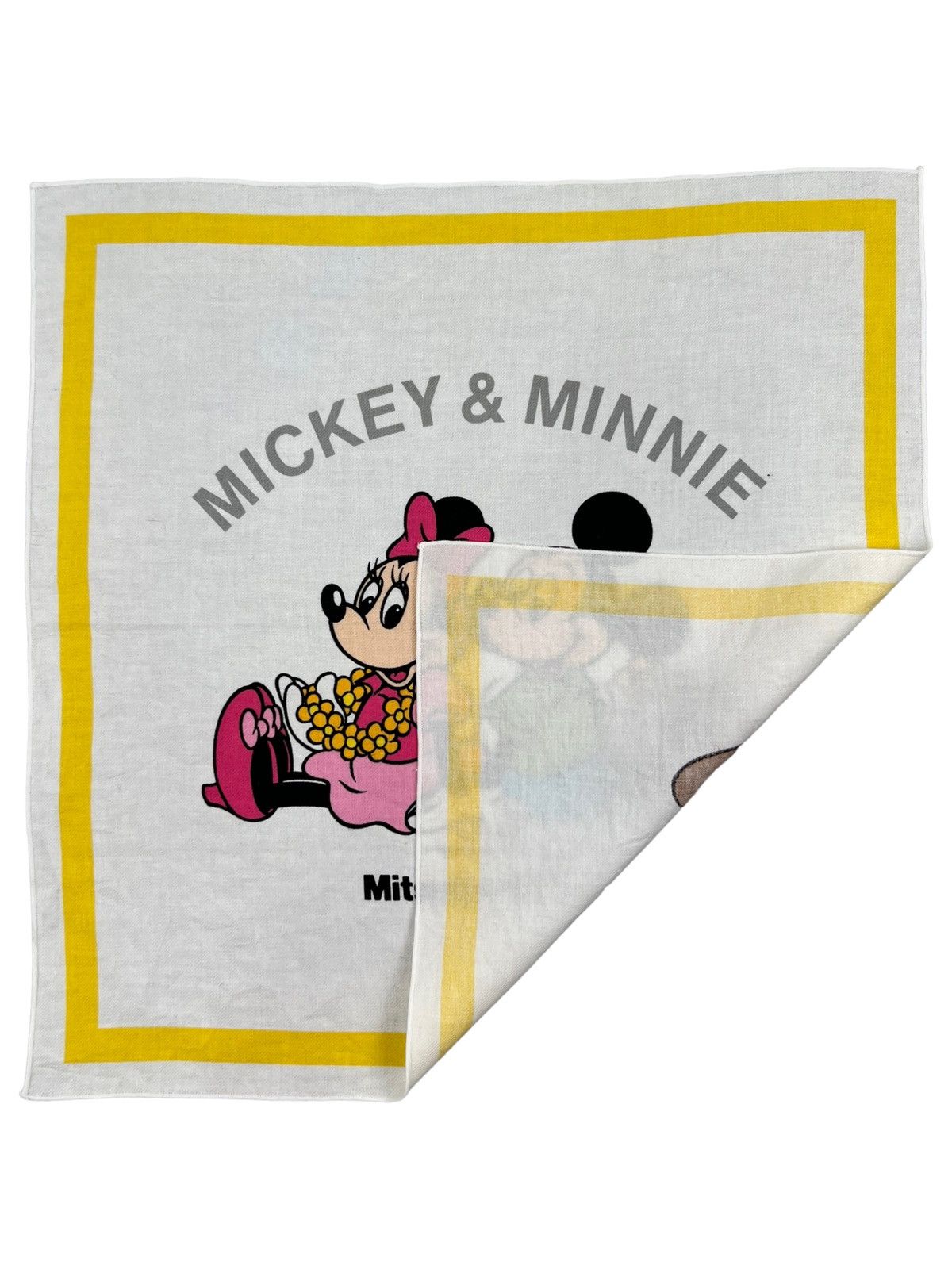 Disney Mickey Mouse Handkerchief Neckerchief Bandana Pocketsquare Size ONE SIZE - 3 Thumbnail