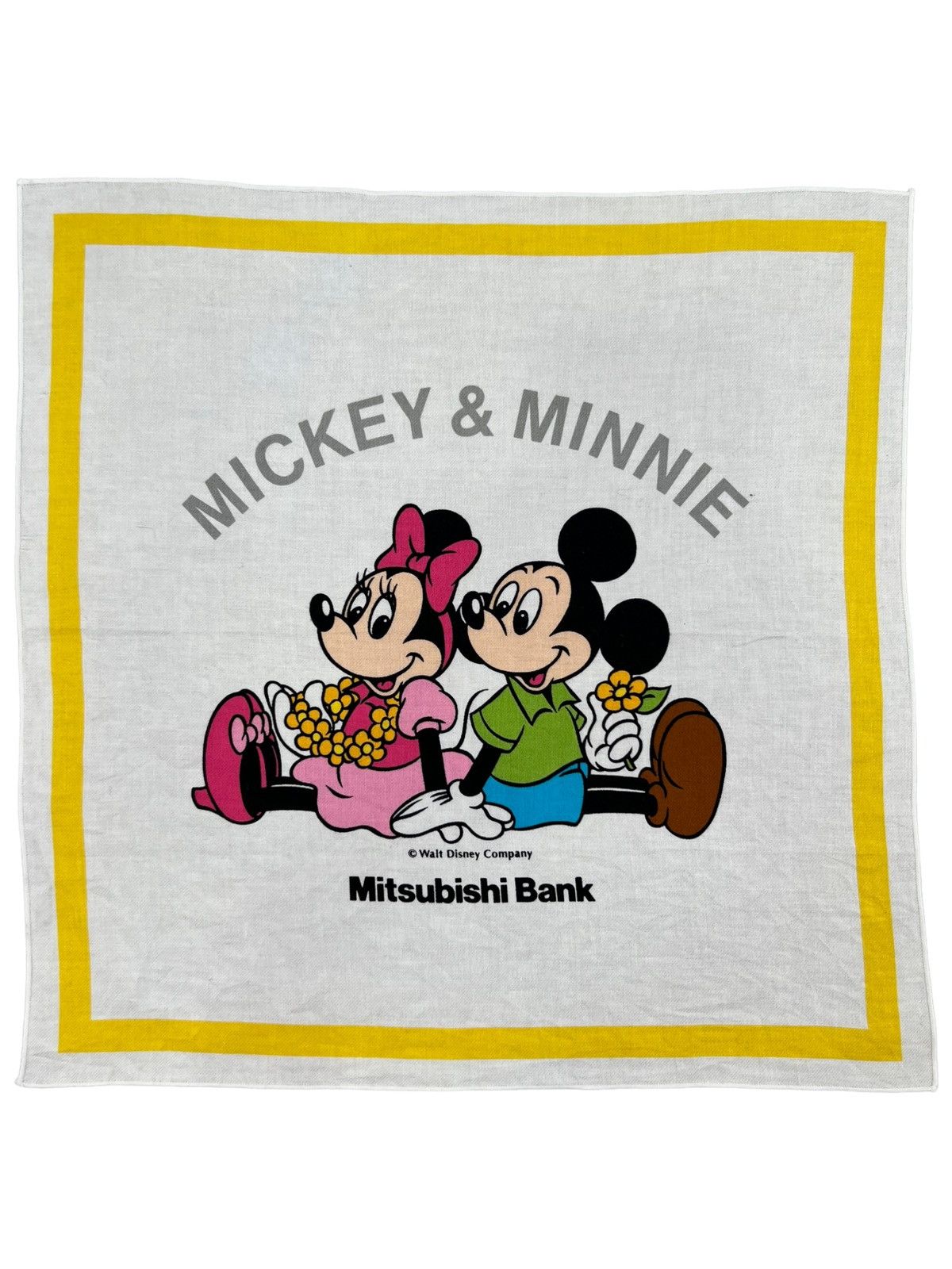 Disney Mickey Mouse Handkerchief Neckerchief Bandana Pocketsquare Size ONE SIZE - 1 Thumbnail