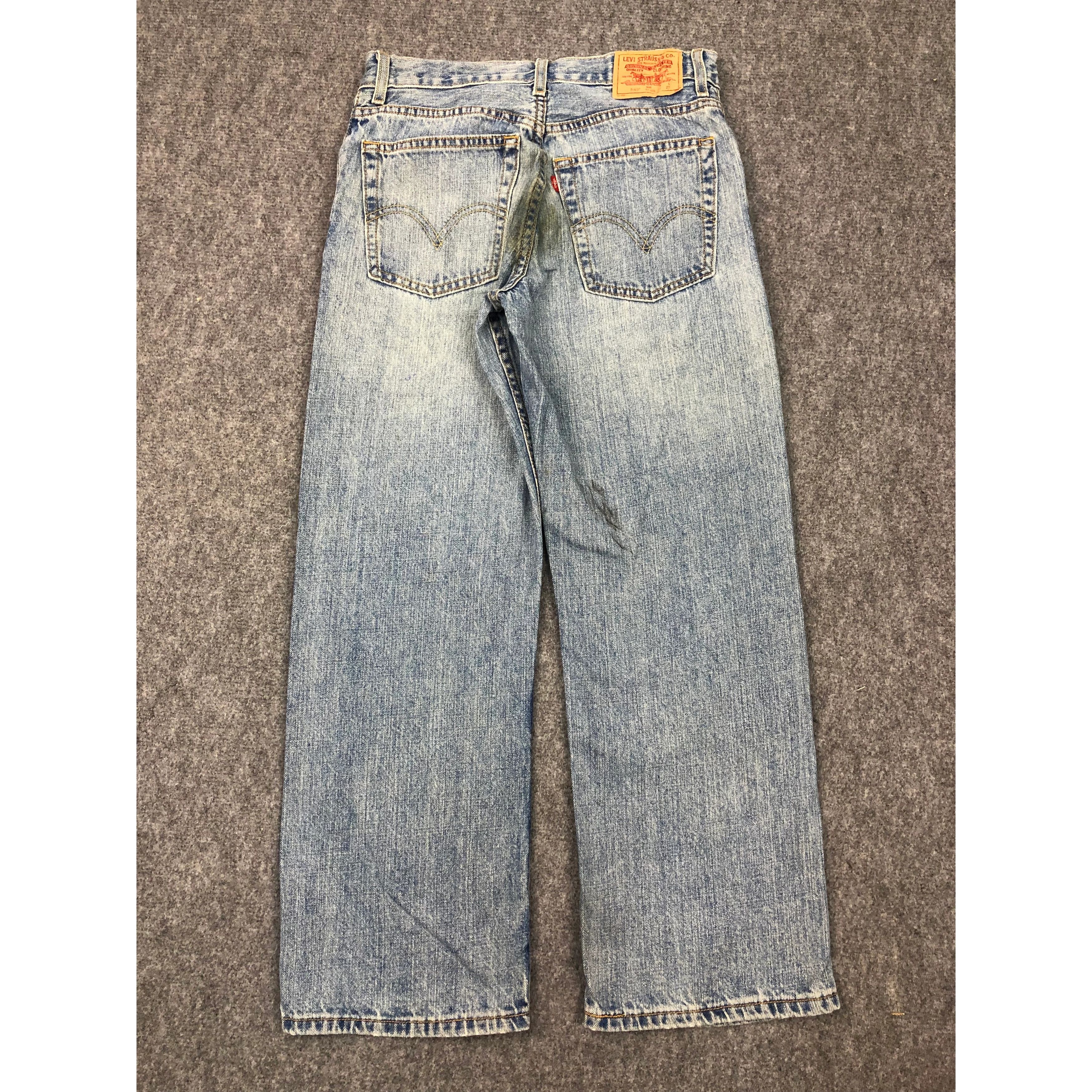 Levi's Vintage Levis 569 Loose Straight Cut Denim DP0212 Size US 27 - 2 Thumbnail