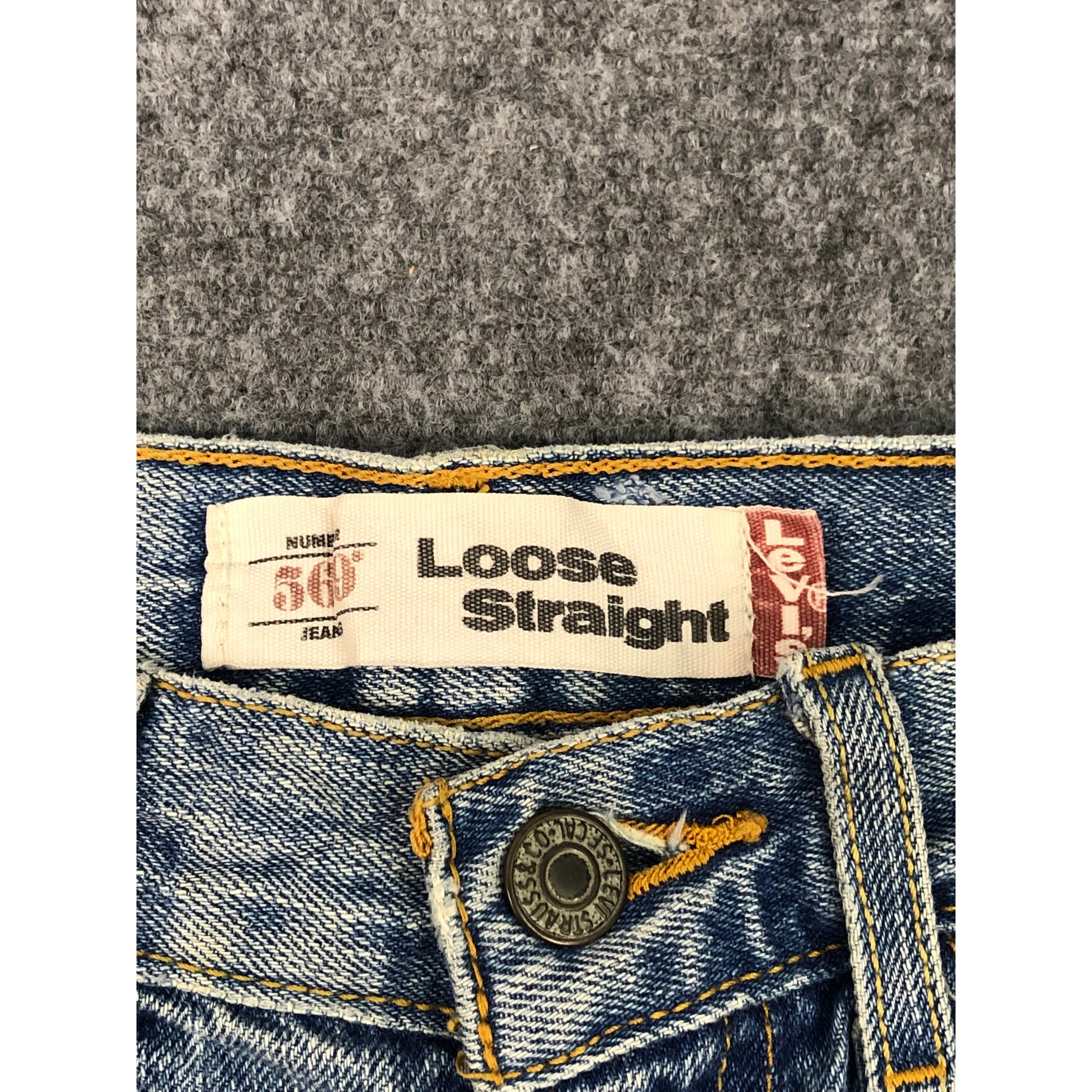 Levi's Vintage Levis 569 Loose Straight Cut Denim DP0212 Size US 27 - 7 Thumbnail