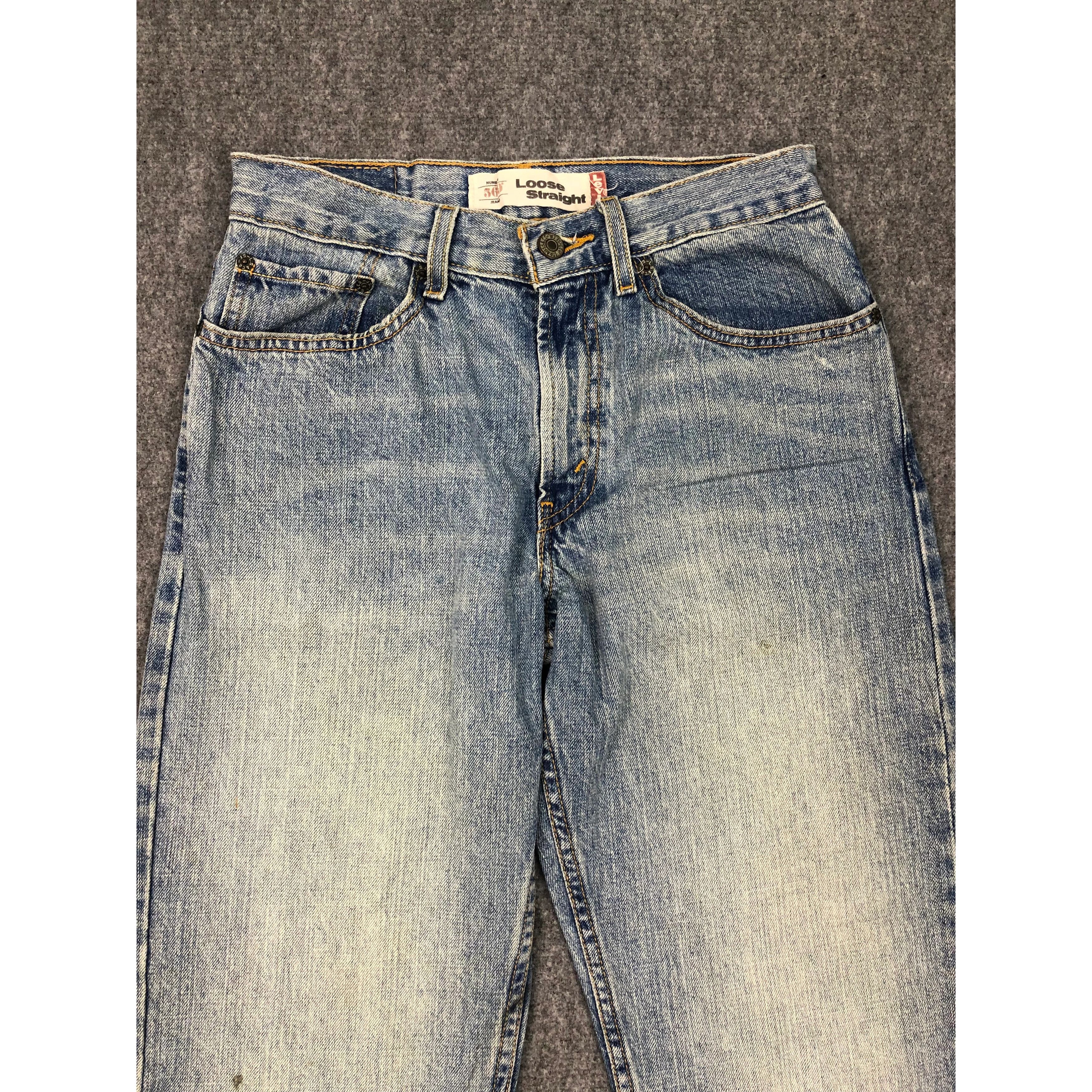 Levi's Vintage Levis 569 Loose Straight Cut Denim DP0212 Size US 27 - 3 Thumbnail