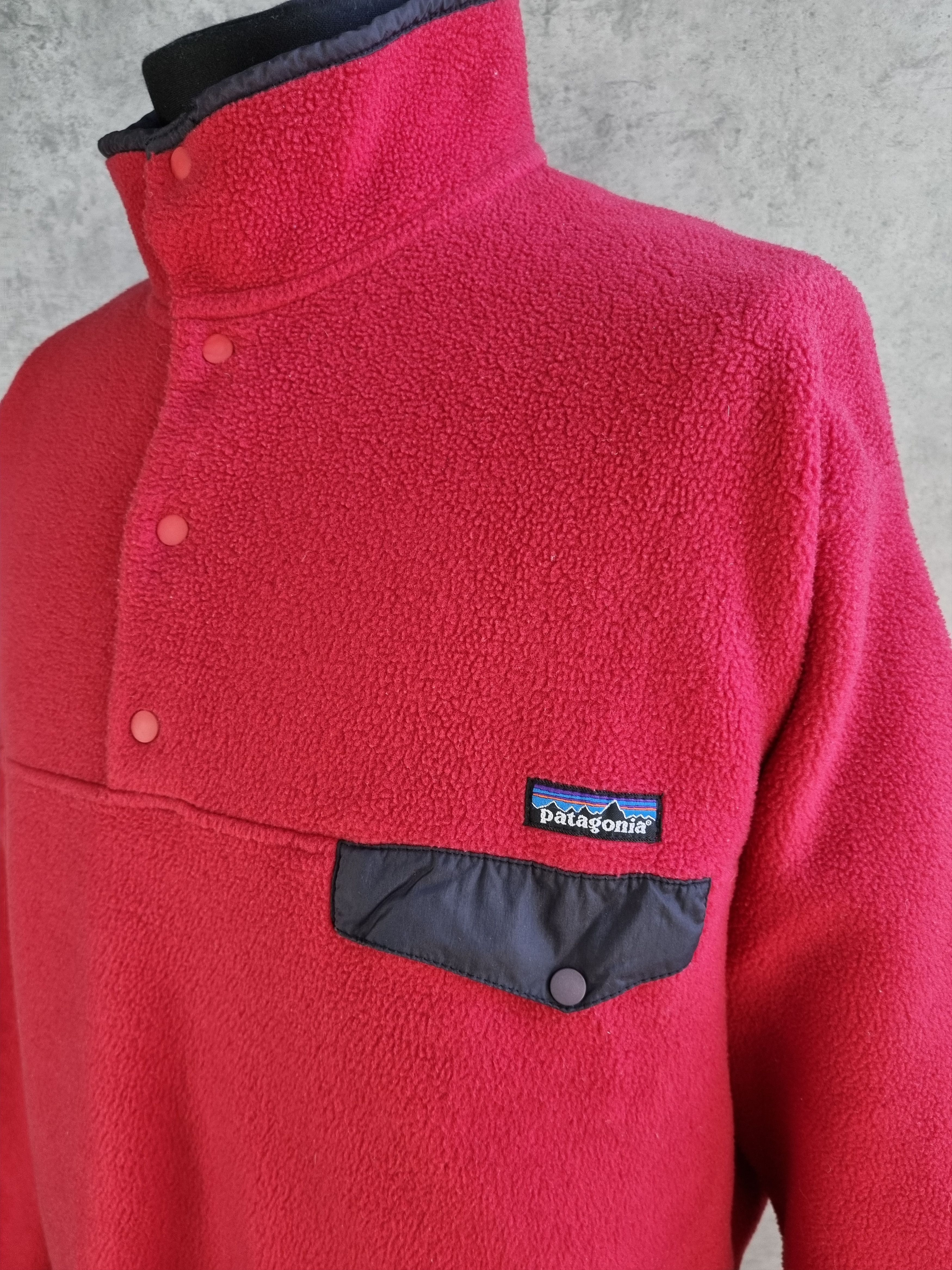 Patagonia × Vintage Rare size 90s Patagonia Synchilla Red Fleece Size US XL / EU 56 / 4 - 2 Thumbnail