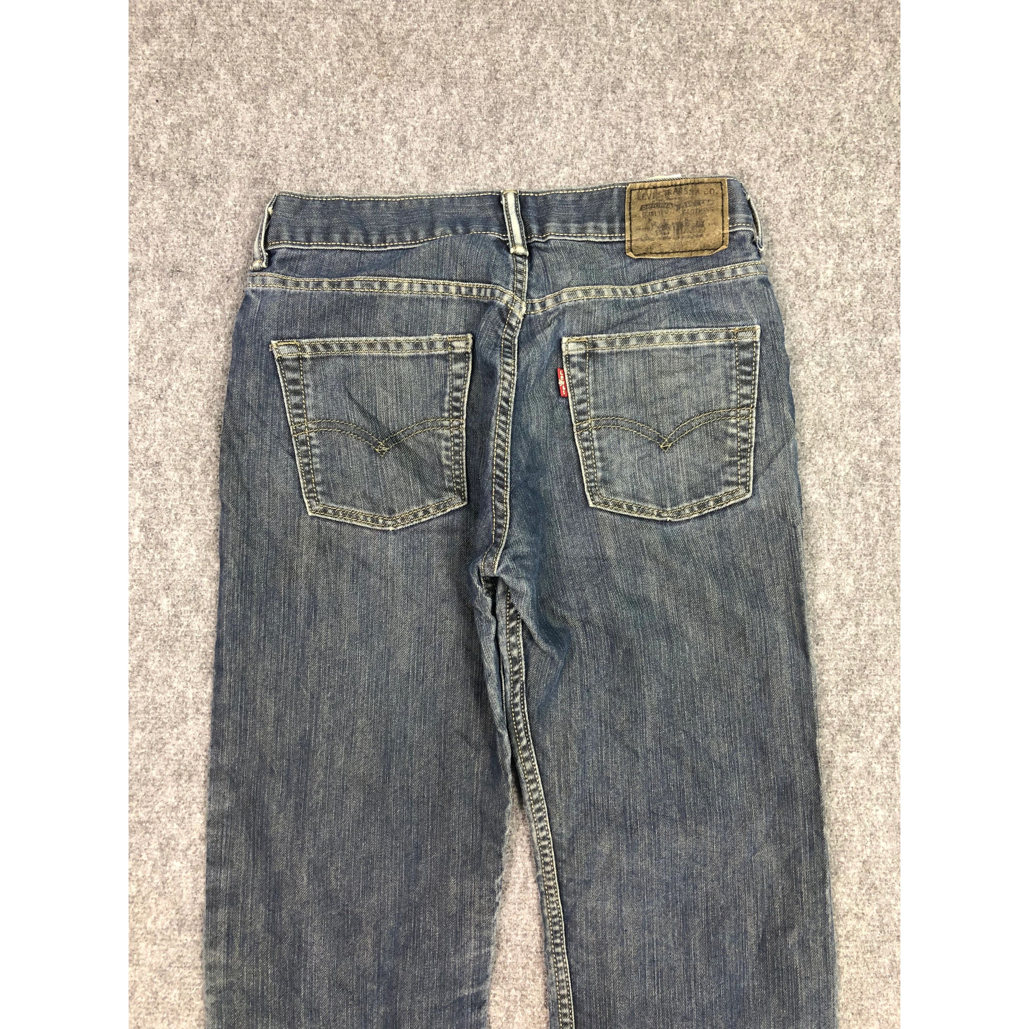 Levi's Vintage Levis 514 Blue Denim Jeans DP0206 Size US 27 - 4 Thumbnail