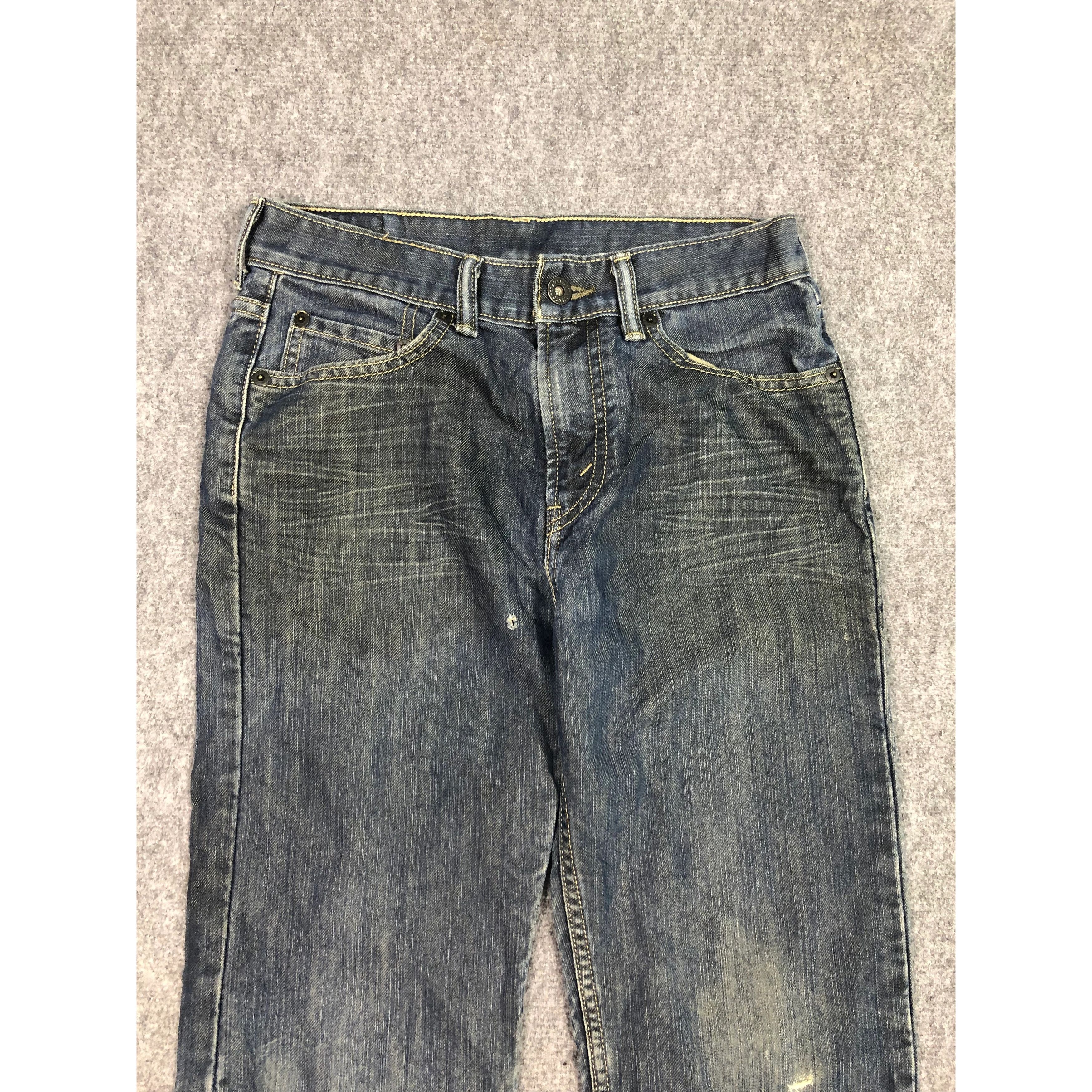 Levi's Vintage Levis 514 Blue Denim Jeans DP0206 Size US 27 - 3 Thumbnail