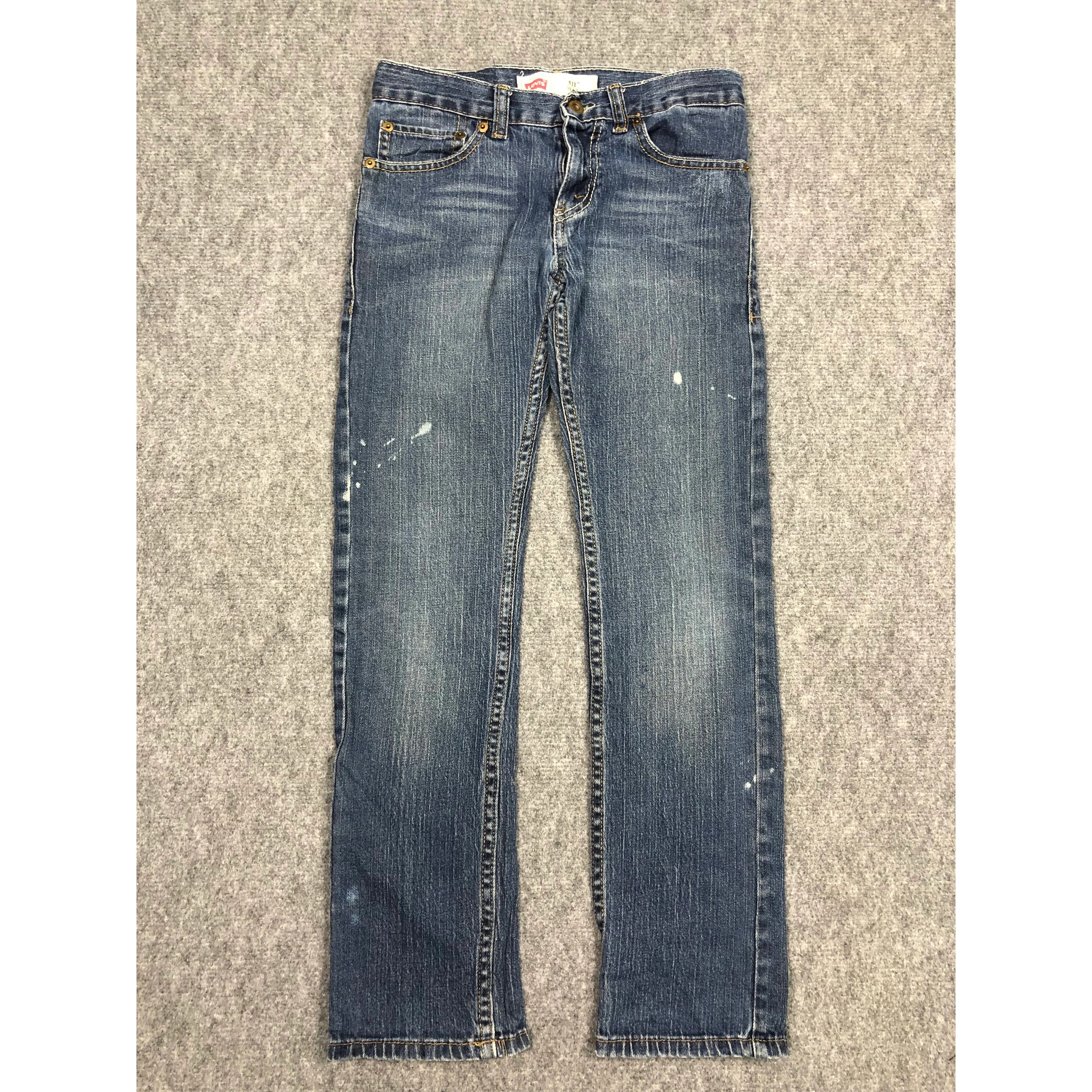 Levi's Vintage Levis 511 Skinny Blue Jeans DP0167 Size US 27 - 1 Thumbnail