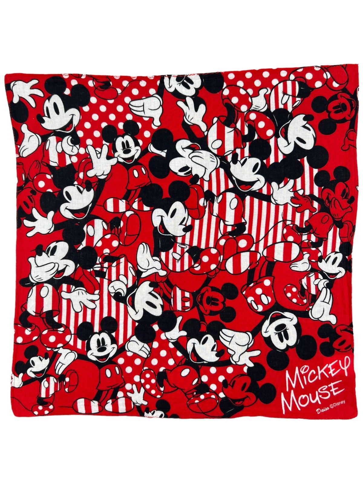 Disney Mickey Mouse Handkerchief Neckerchief Bandana Pocketsquare Size ONE SIZE - 1 Thumbnail