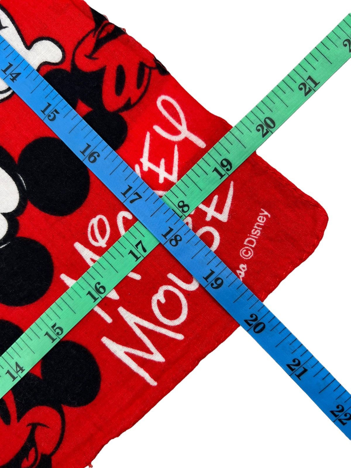 Disney Mickey Mouse Handkerchief Neckerchief Bandana Pocketsquare Size ONE SIZE - 6 Thumbnail
