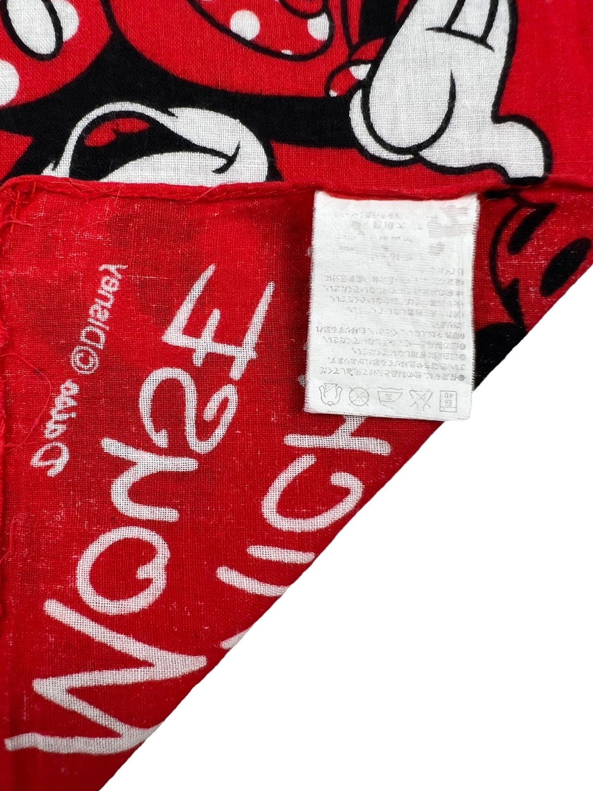 Disney Mickey Mouse Handkerchief Neckerchief Bandana Pocketsquare Size ONE SIZE - 3 Thumbnail