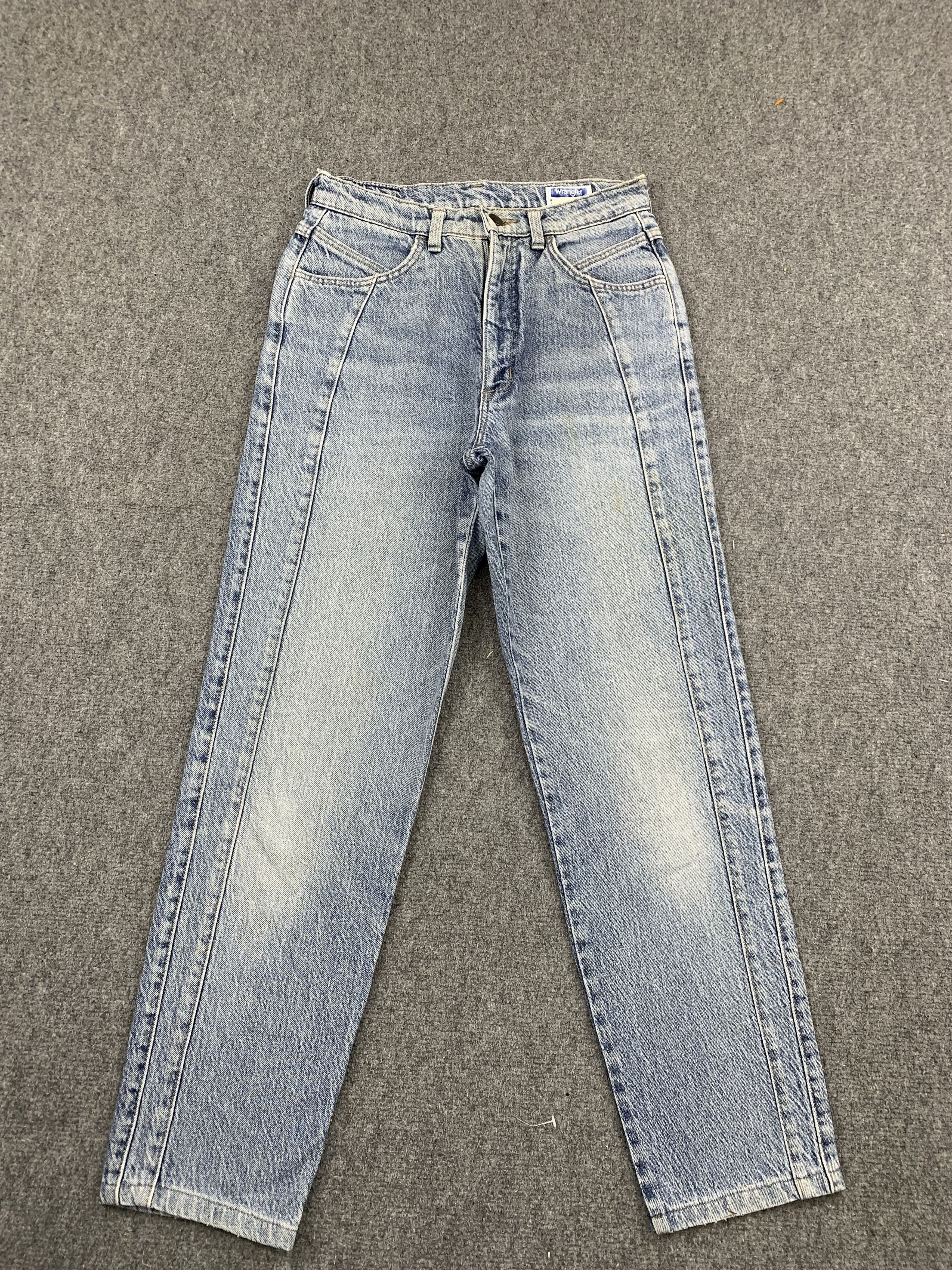Vintage Vintage Wrangler Blue Light Wash Jeans DP1817 Size US 27 - 1 Thumbnail