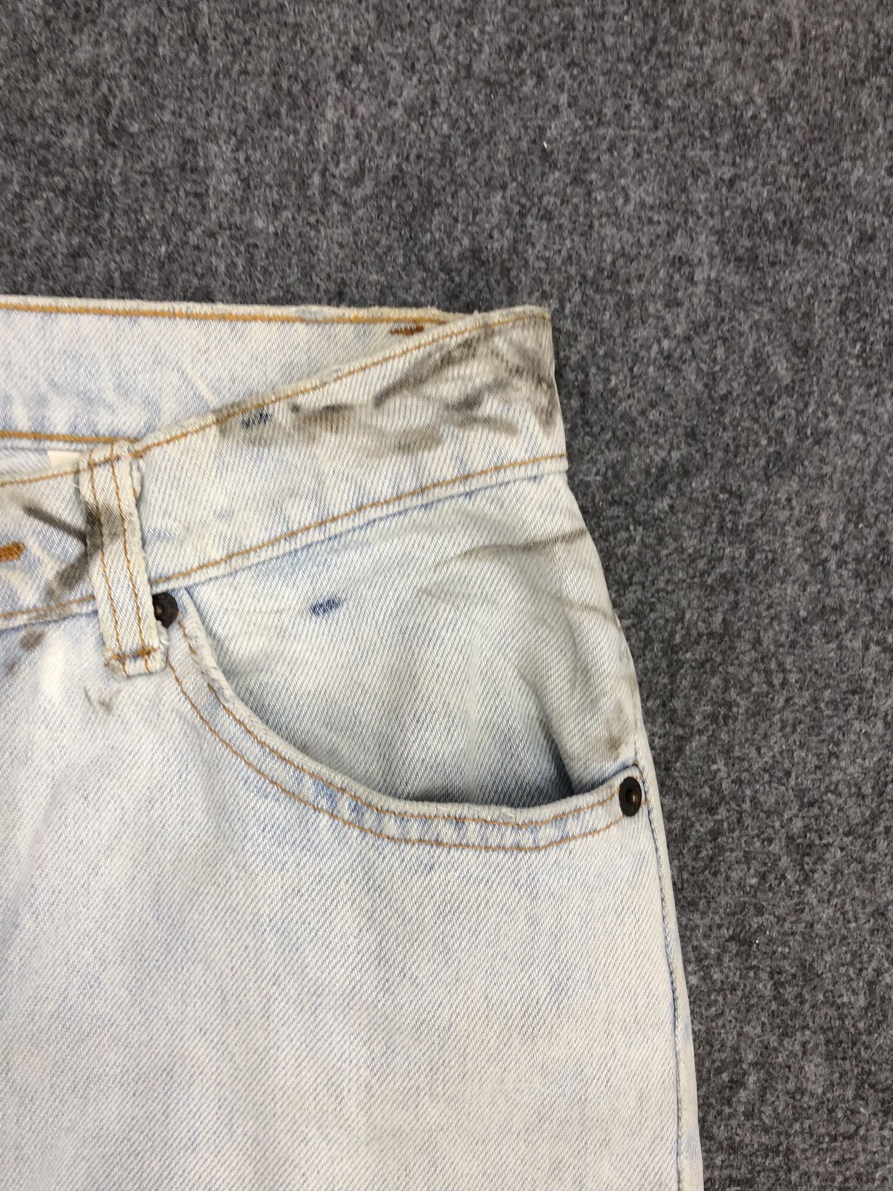 Levi's Vintage Levis 505 Sun Faded Jeans DP0939 Size US 27 - 7 Thumbnail