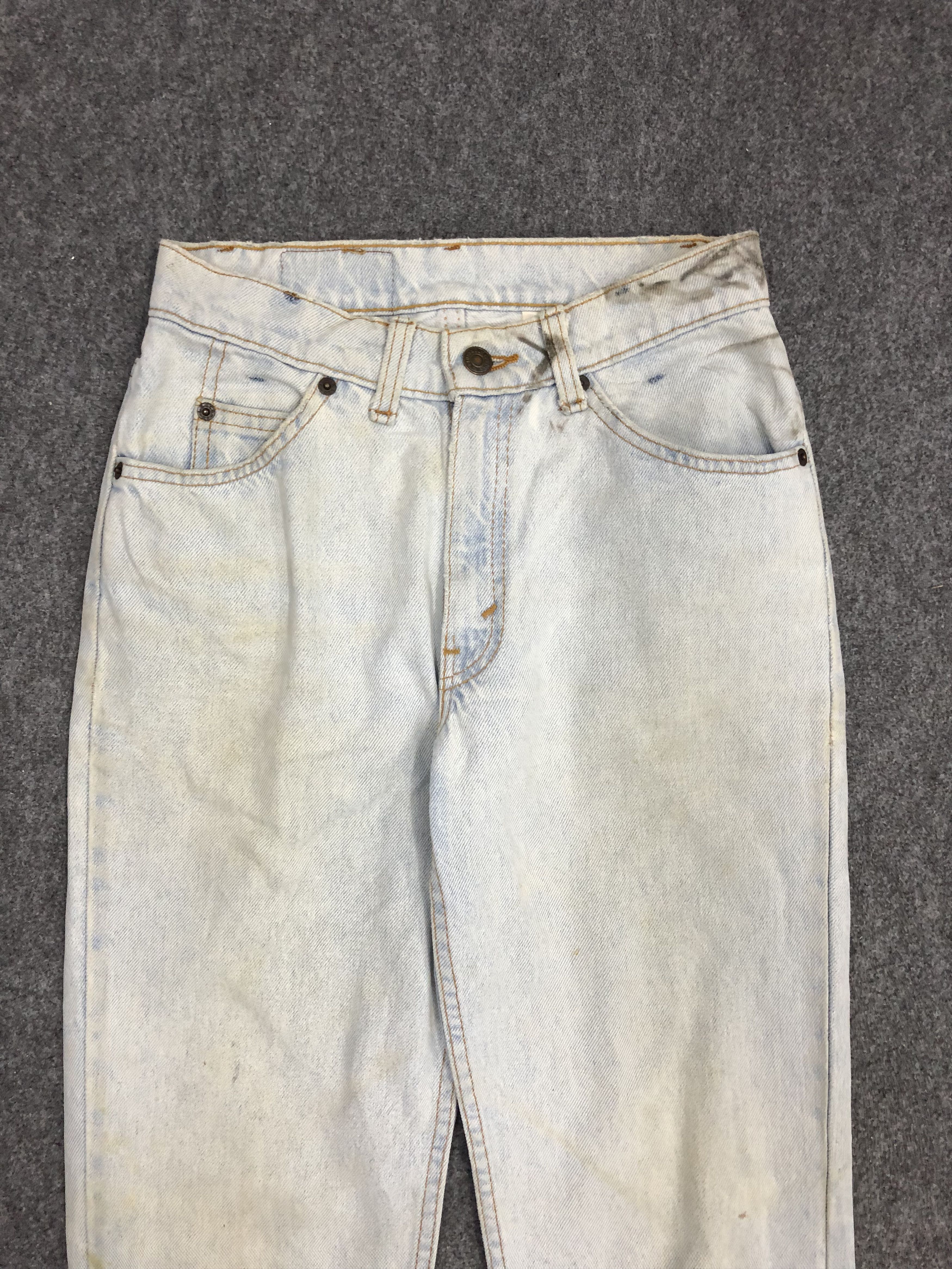 Levi's Vintage Levis 505 Sun Faded Jeans DP0939 Size US 27 - 2 Thumbnail