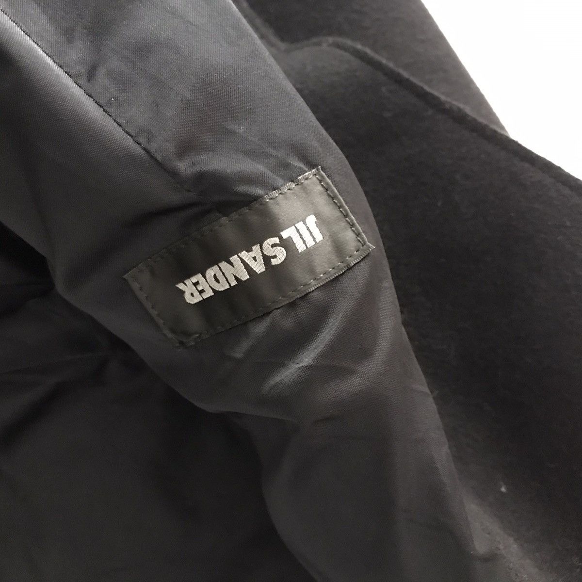 Jil Sander JIL SANDER BLACK WOOL JACKET MADE IN ITALY Size US S / EU 44-46 / 1 - 6 Thumbnail