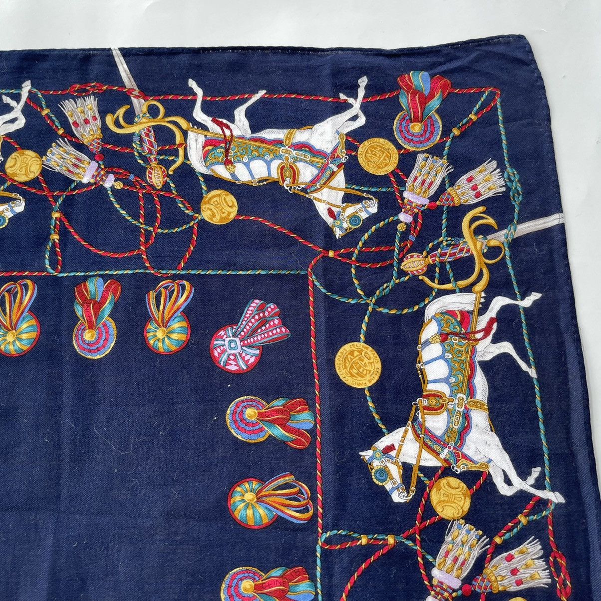 Celine Vintage Celine Handkerchief /Neckerchief /Bandana /Scarf Size ONE SIZE - 6 Thumbnail