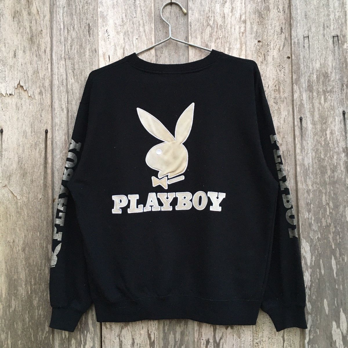 Vintage Playboy Spell Out Sweatshirt Big Logo