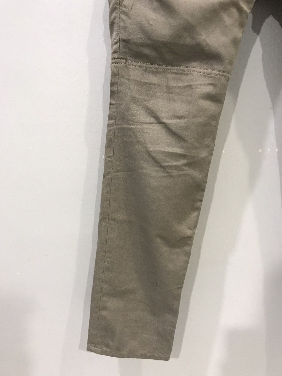 Japanese Brand PPFM Japan Double Waist Hybrid DenimxKhakis Punk Rock Pant Size US 31 - 5 Thumbnail