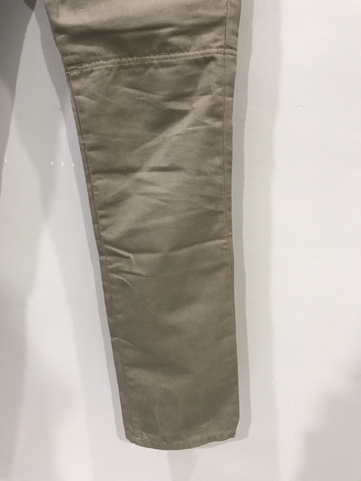 Japanese Brand PPFM Japan Double Waist Hybrid DenimxKhakis Punk Rock Pant Size US 31 - 4 Thumbnail