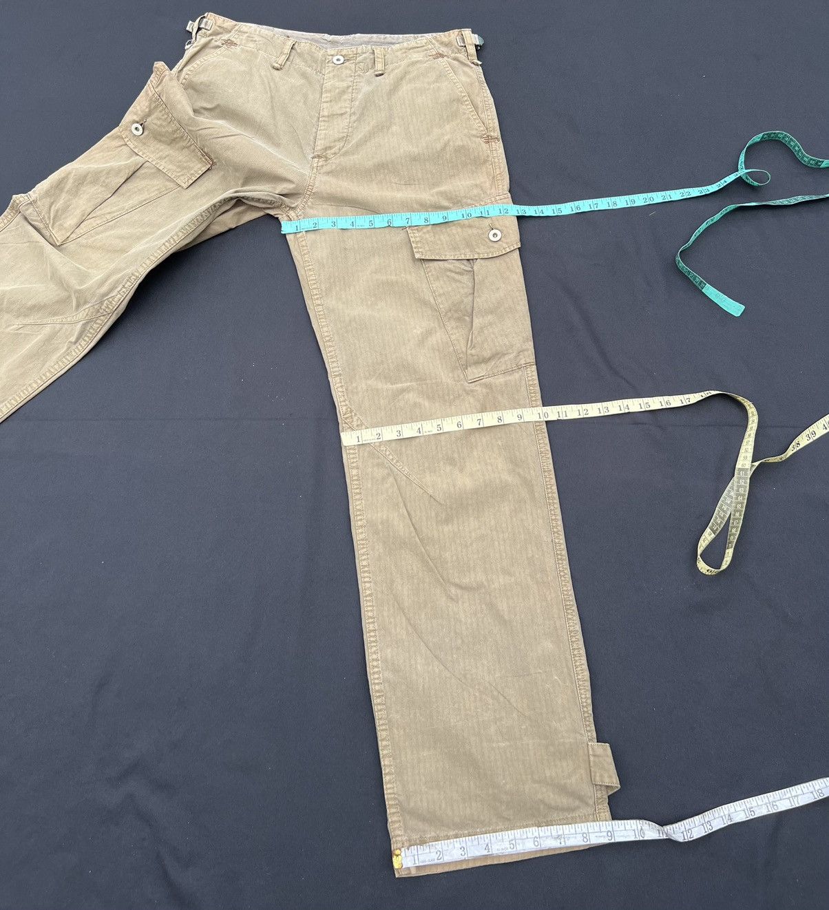 Spellbound Vintage Spellbound Japan Ripstop Fade OG Cargo Trouser Size US 32 / EU 48 - 3 Thumbnail