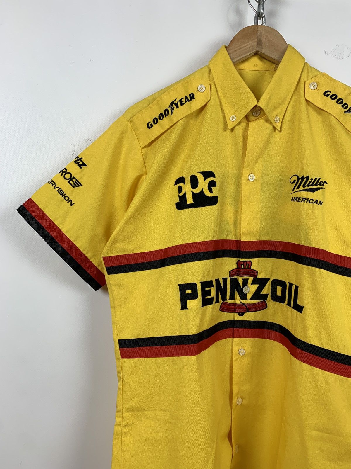 Formula 1 Vintage Pennzoil Goodyear Hugo Boss Racing Button Up Shirt Size US M / EU 48-50 / 2 - 3 Thumbnail