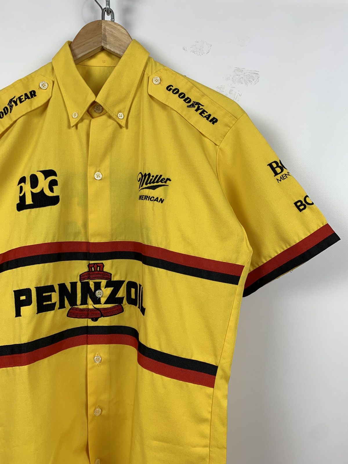 Formula 1 Vintage Pennzoil Goodyear Hugo Boss Racing Button Up Shirt Size US M / EU 48-50 / 2 - 4 Thumbnail