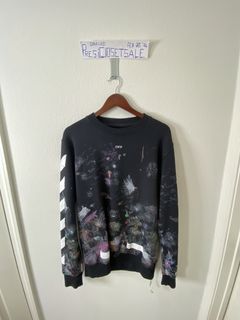 Off white galaxy clearance sweater