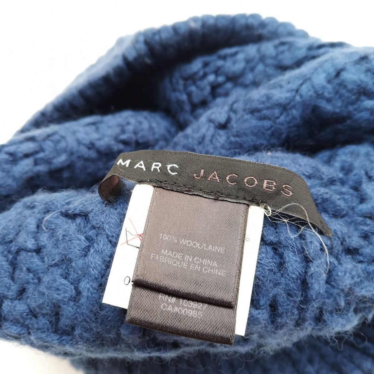 Marc Jacobs Oversized Deep Wool Beanie Hat Size ONE SIZE - 2 Thumbnail