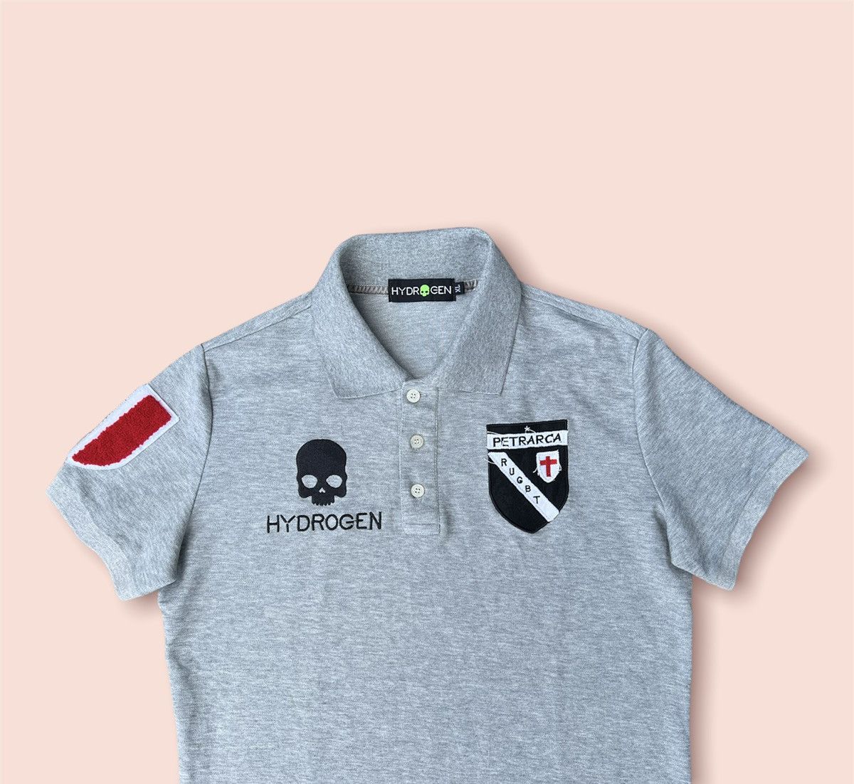 HYDROGEN × Japanese Brand HYDROGEN PETRARCA RUGBT SLIM FIT POLO SHIRT Size US L / EU 52-54 / 3 - 3 Thumbnail