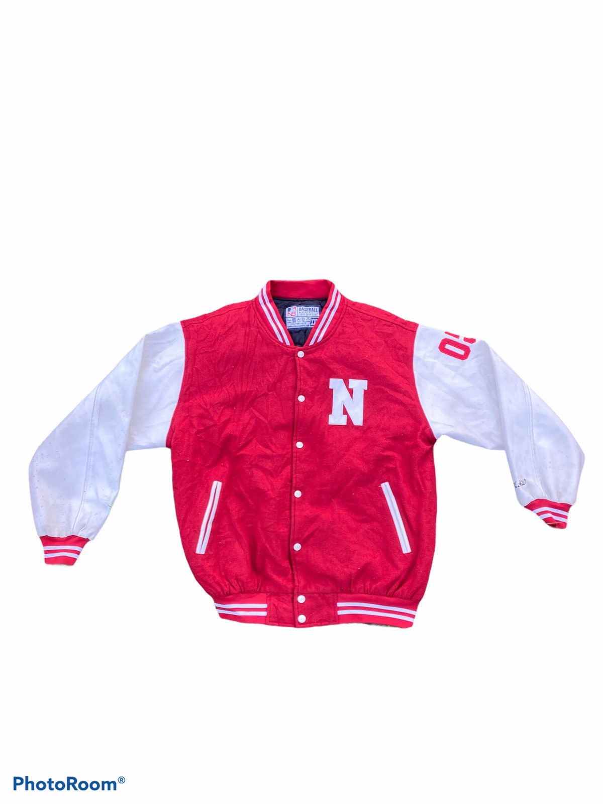 NBA Nam-bu university baseball leather sleeves jacket Size US XXL / EU 58 / 5 - 4 Thumbnail