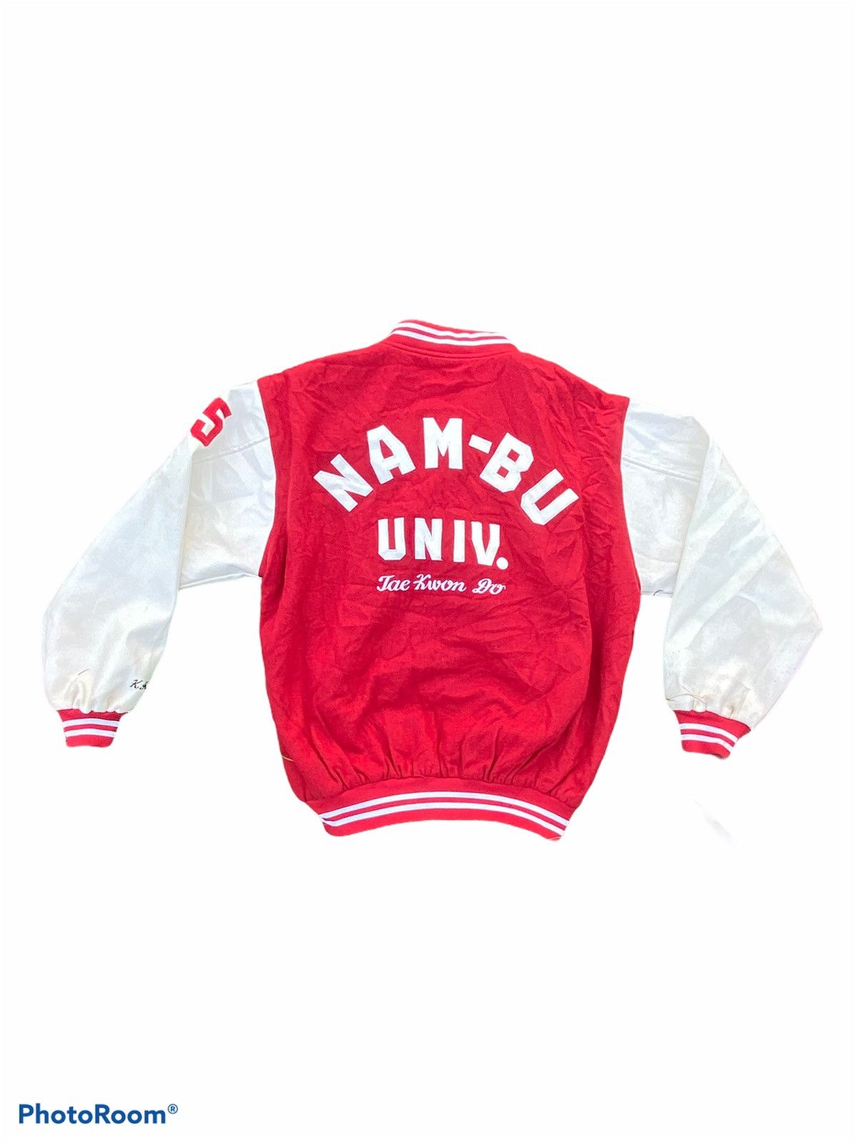 NBA Nam-bu university baseball leather sleeves jacket Size US XXL / EU 58 / 5 - 1 Thumbnail