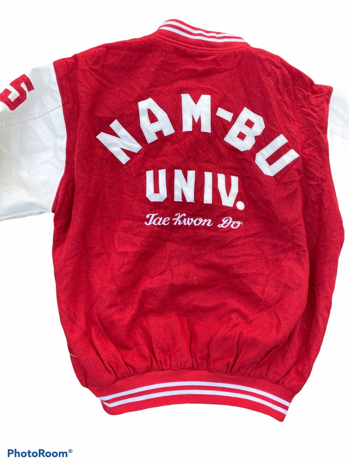 NBA Nam-bu university baseball leather sleeves jacket Size US XXL / EU 58 / 5 - 2 Thumbnail