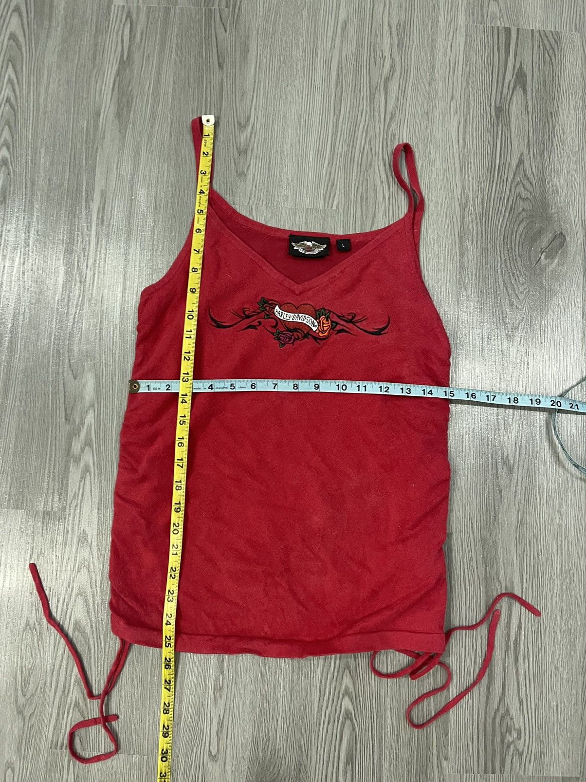 Harley Davidson Red Harley Davidson Rope side and Embroidery logo Tank Size L / US 10 / IT 46 - 8 Thumbnail