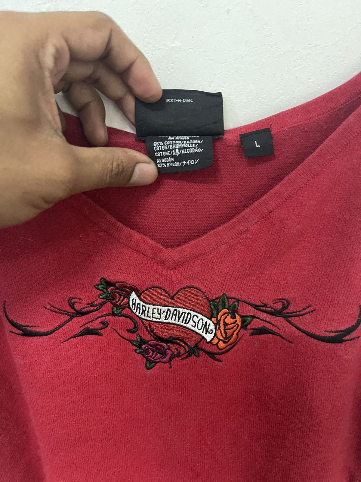 Harley Davidson Red Harley Davidson Rope side and Embroidery logo Tank Size L / US 10 / IT 46 - 6 Thumbnail