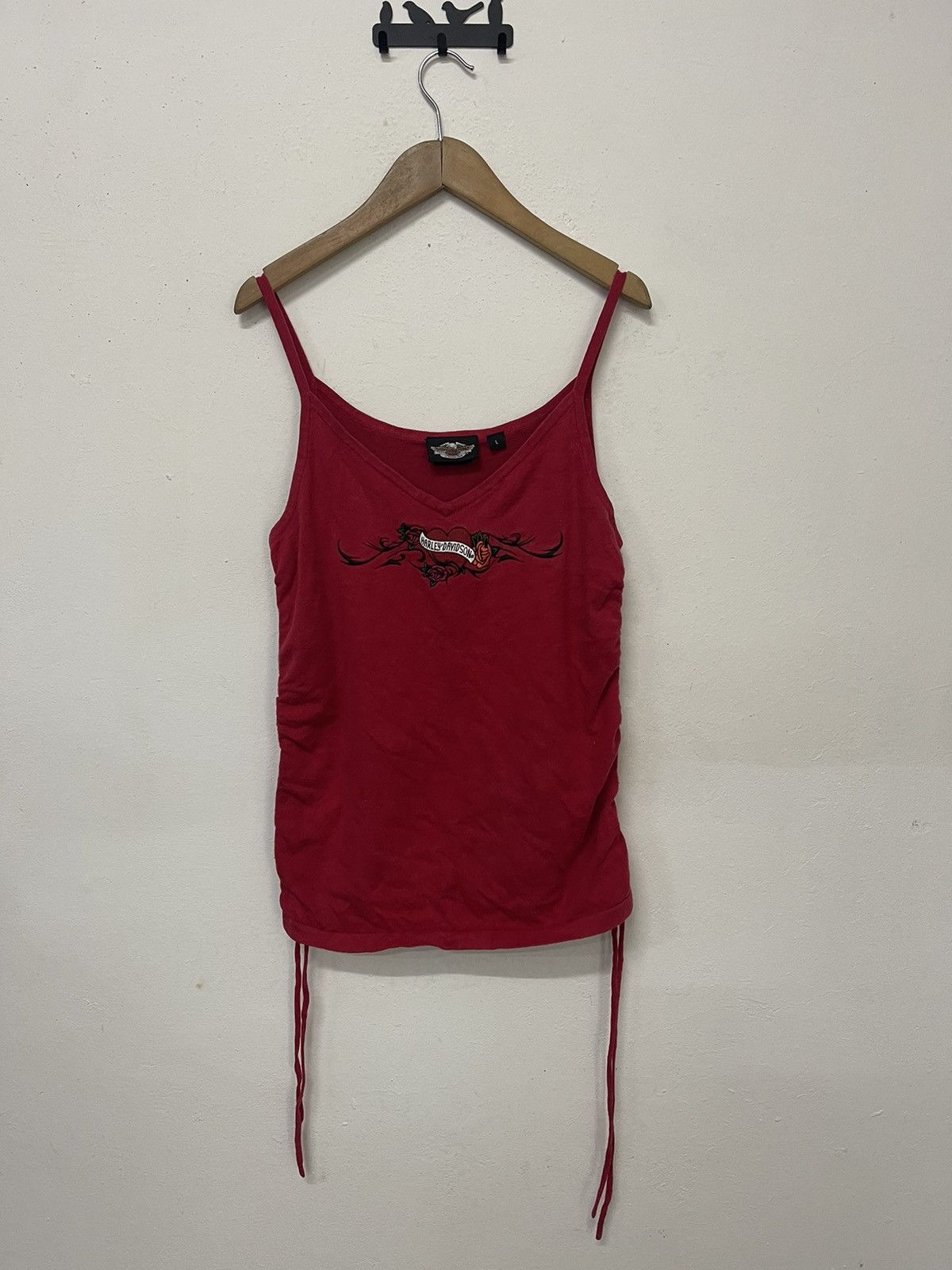 Harley Davidson Red Harley Davidson Rope side and Embroidery logo Tank Size L / US 10 / IT 46 - 2 Thumbnail