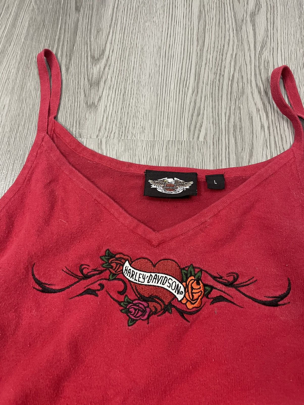 Harley Davidson Red Harley Davidson Rope side and Embroidery logo Tank Size L / US 10 / IT 46 - 7 Thumbnail