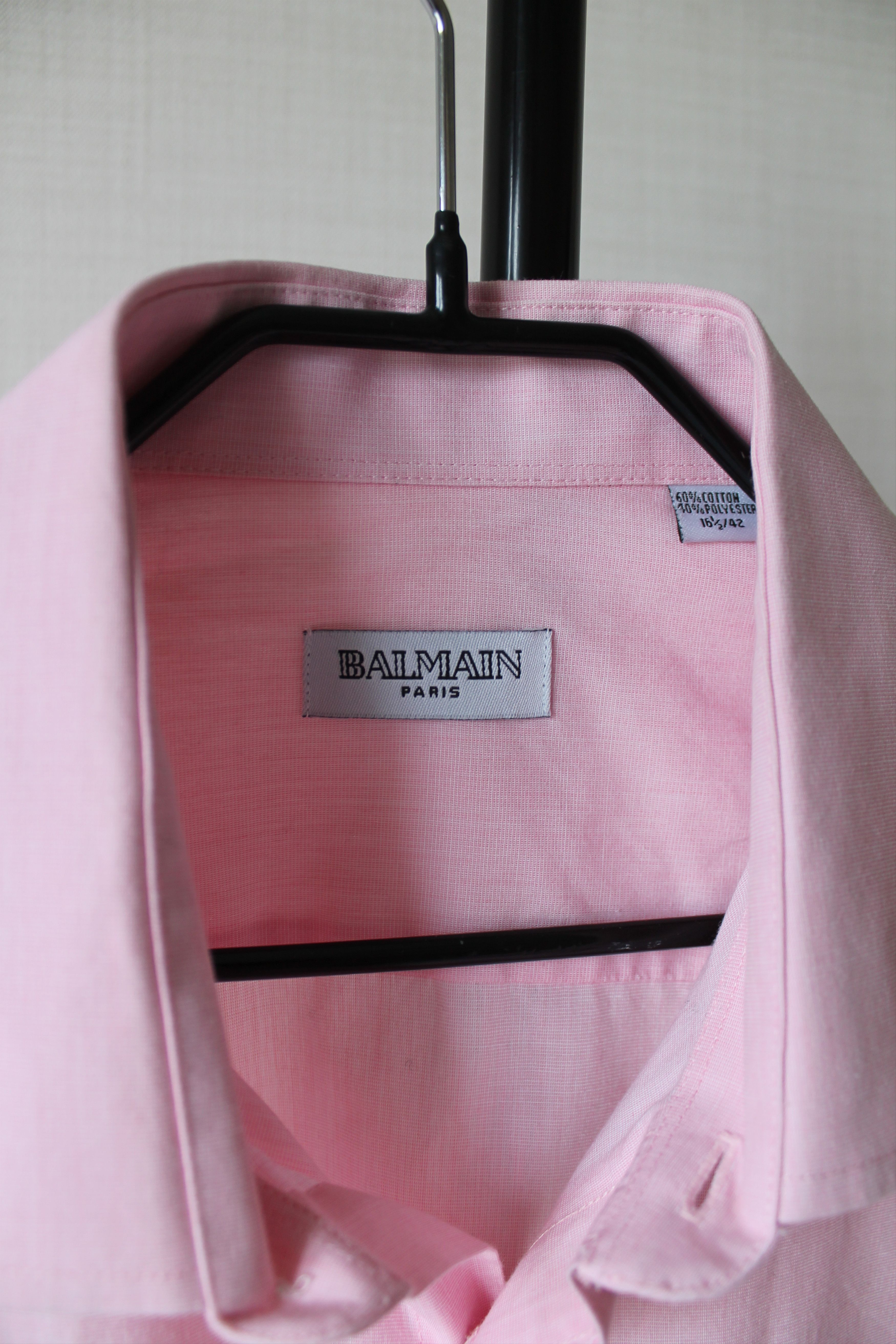Balmain Balmain Pink Shirt long sleeve Size US L / EU 52-54 / 3 - 4 Thumbnail