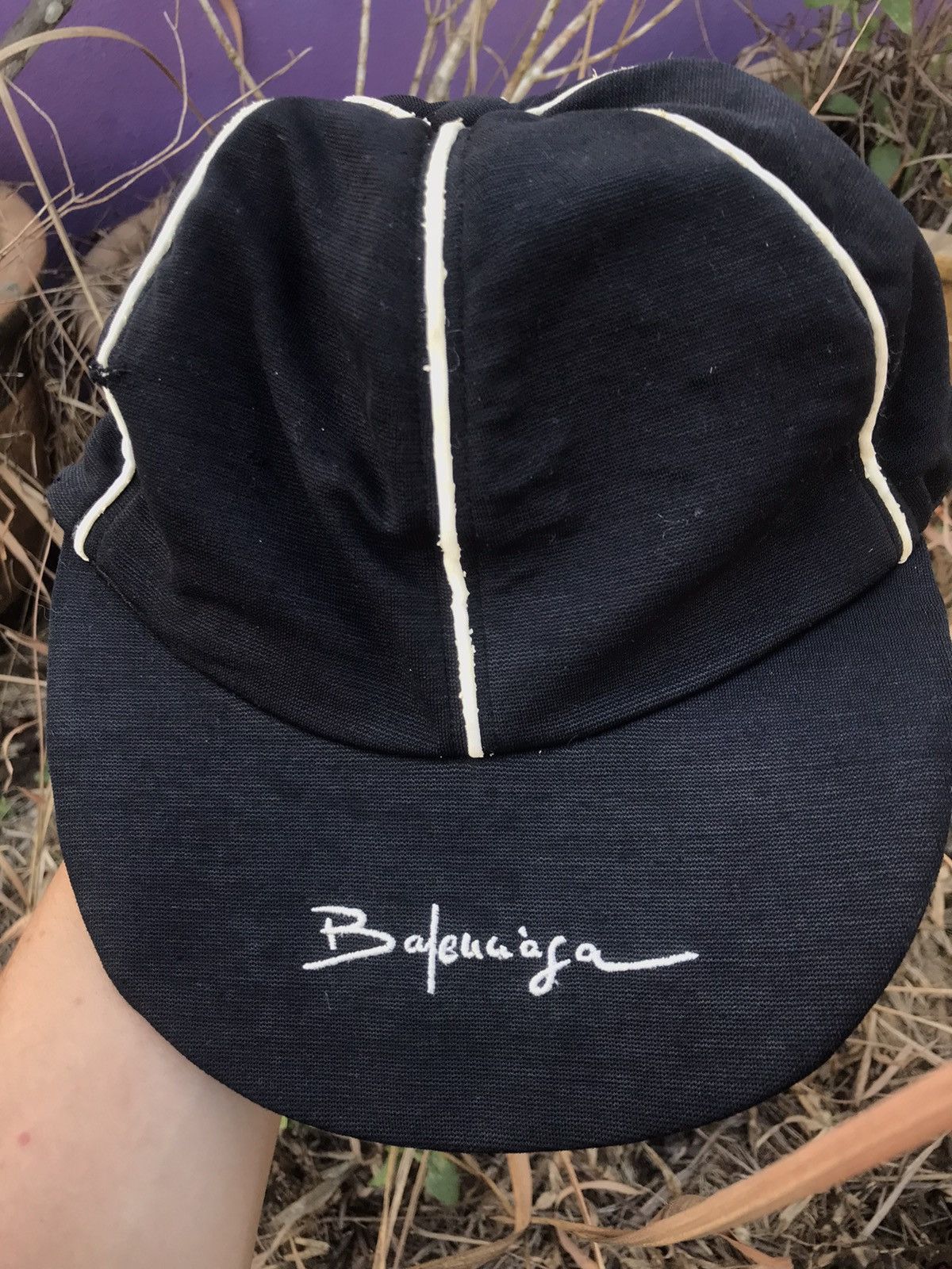 Balenciaga Vintage Distressed Balenciaga Cap Size ONE SIZE - 12 Thumbnail