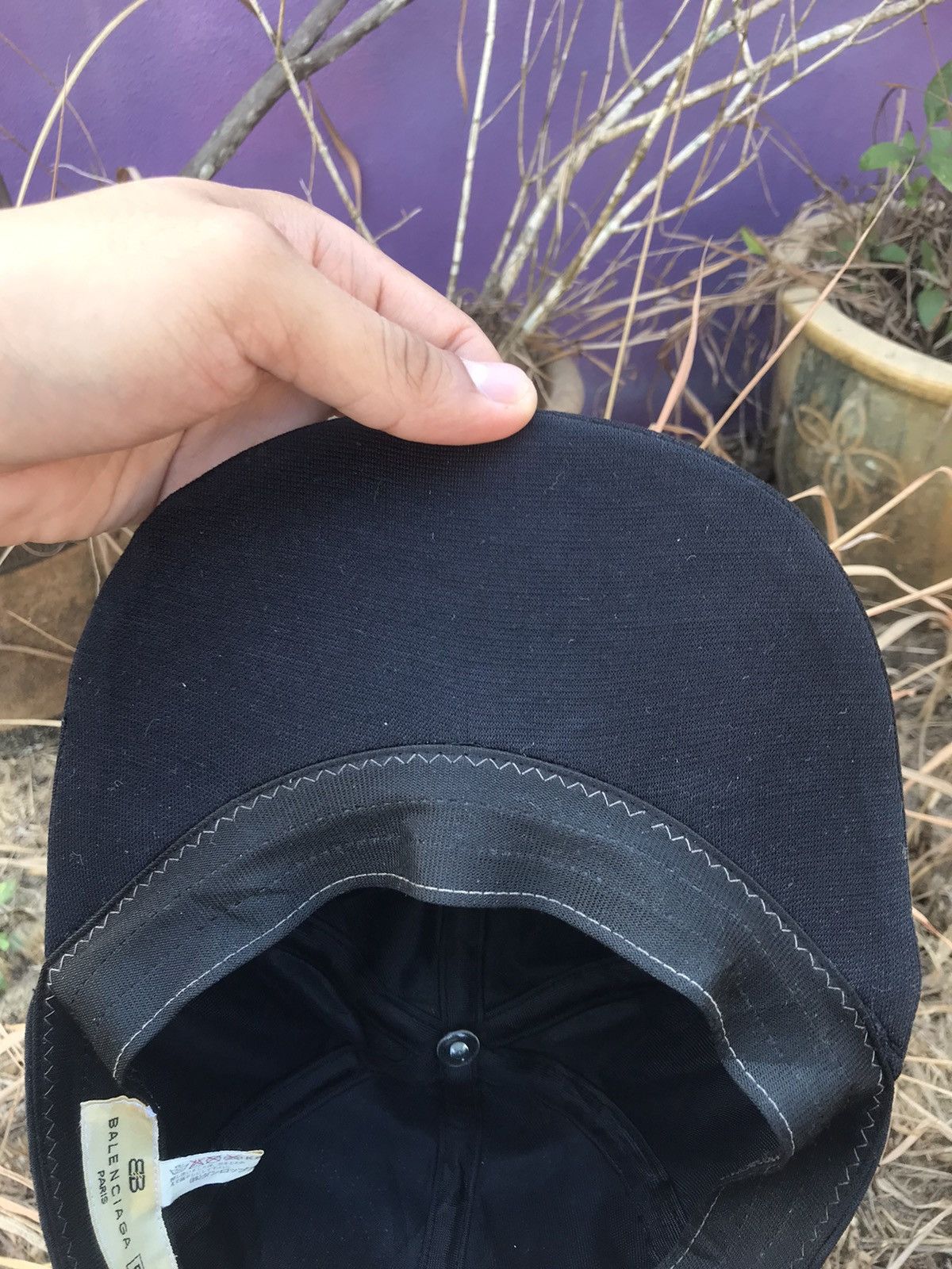 Balenciaga Vintage Distressed Balenciaga Cap Size ONE SIZE - 11 Thumbnail