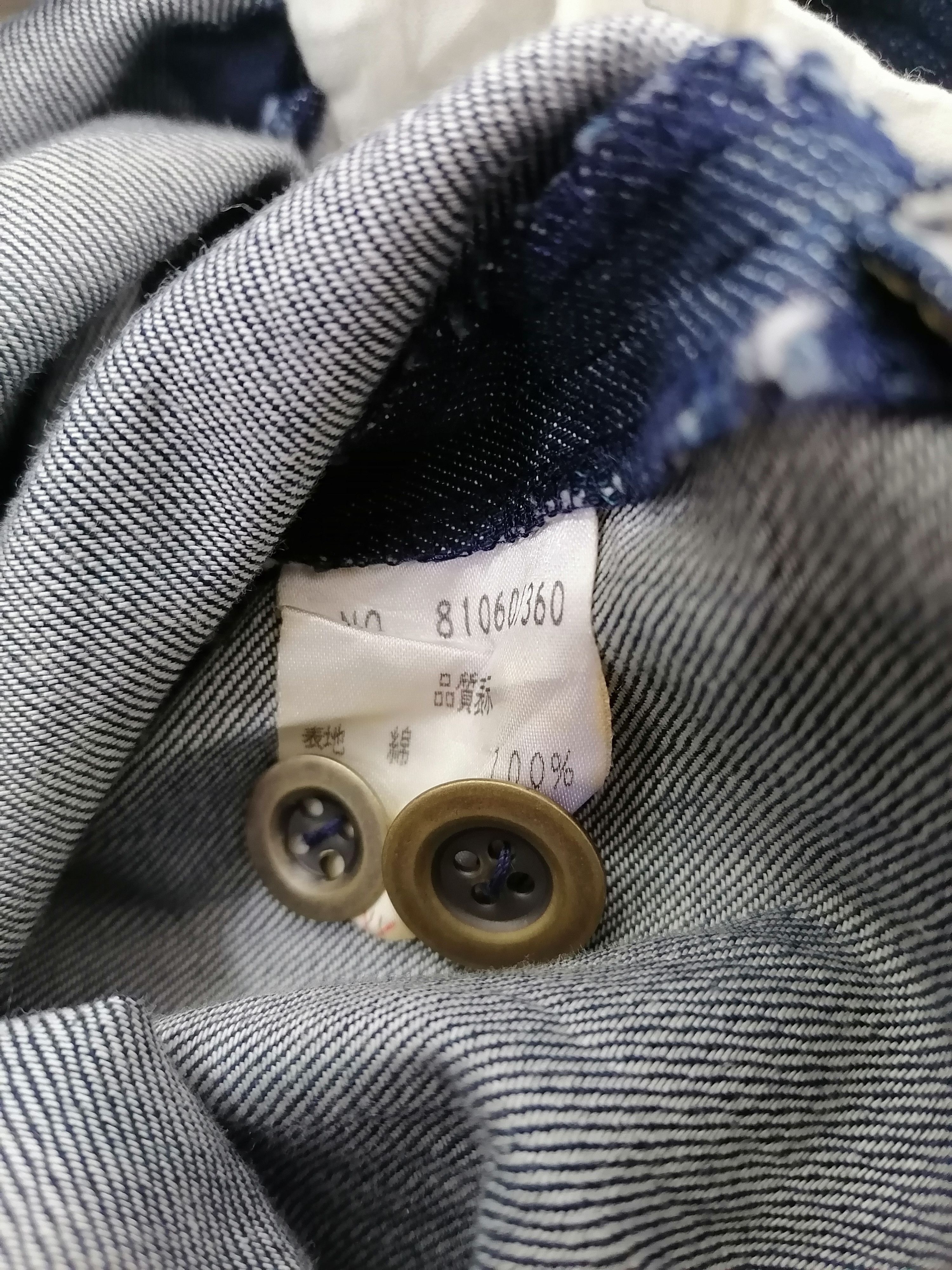 Japanese Brand Fabiane Roux Buttons Denim Jeans Size US 31 - 4 Thumbnail