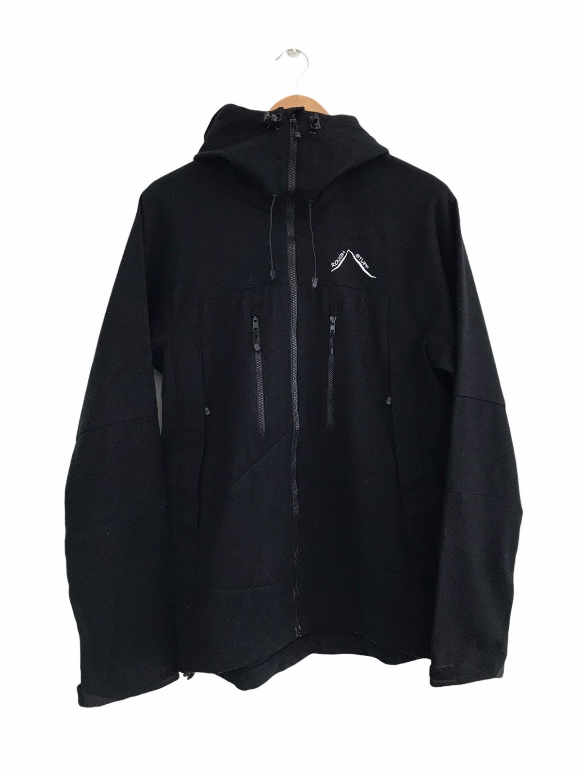 Sports Specialties ROUGH STUFF Loden Jacket With Hood Black Made In Europe Size US S / EU 44-46 / 1 - 1 Thumbnail