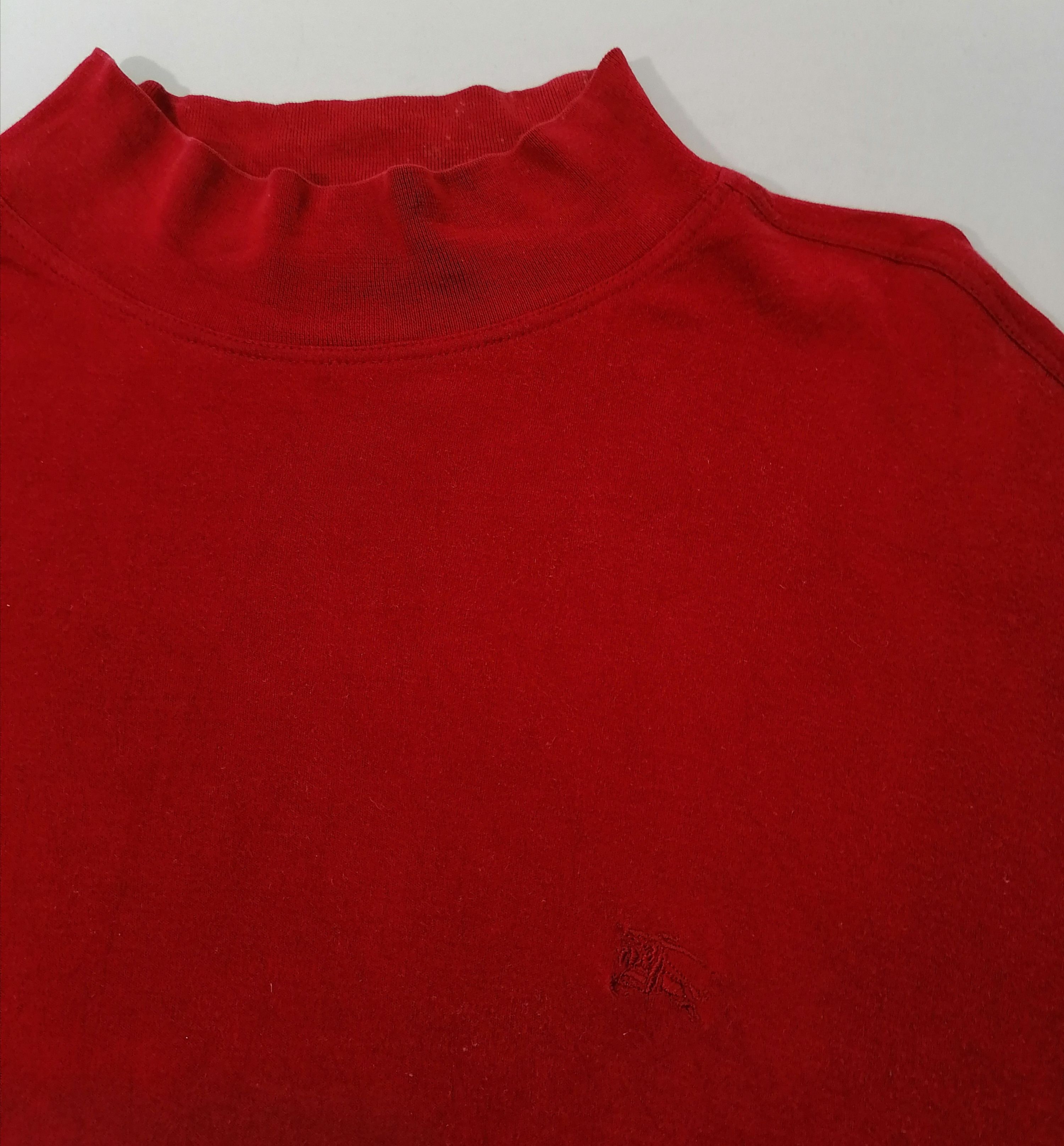 Burberry × Vintage Burberry High Collar Longsleeve Size US L / EU 52-54 / 3 - 4 Thumbnail