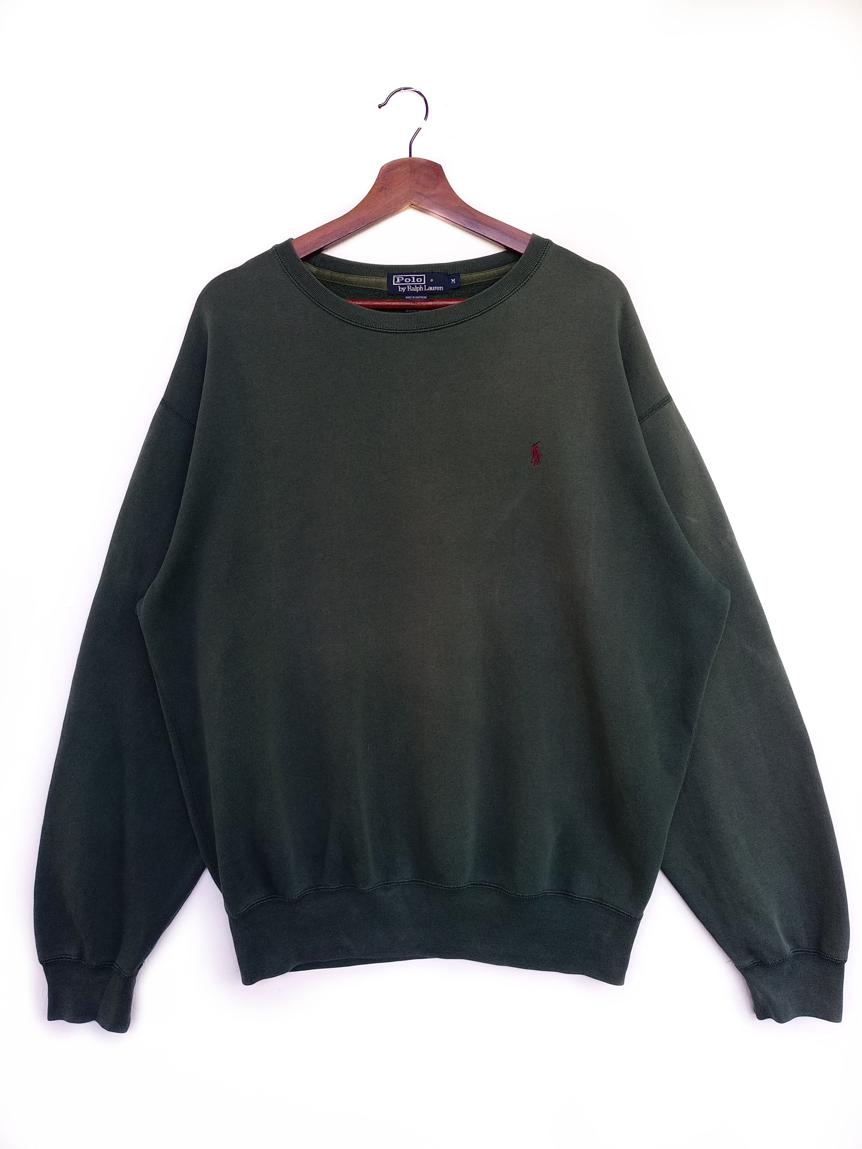 Designer Vintage Polo by Ralph Lauren Sweatshirt/Size M/Made in Usa Size US M / EU 48-50 / 2 - 1 Thumbnail