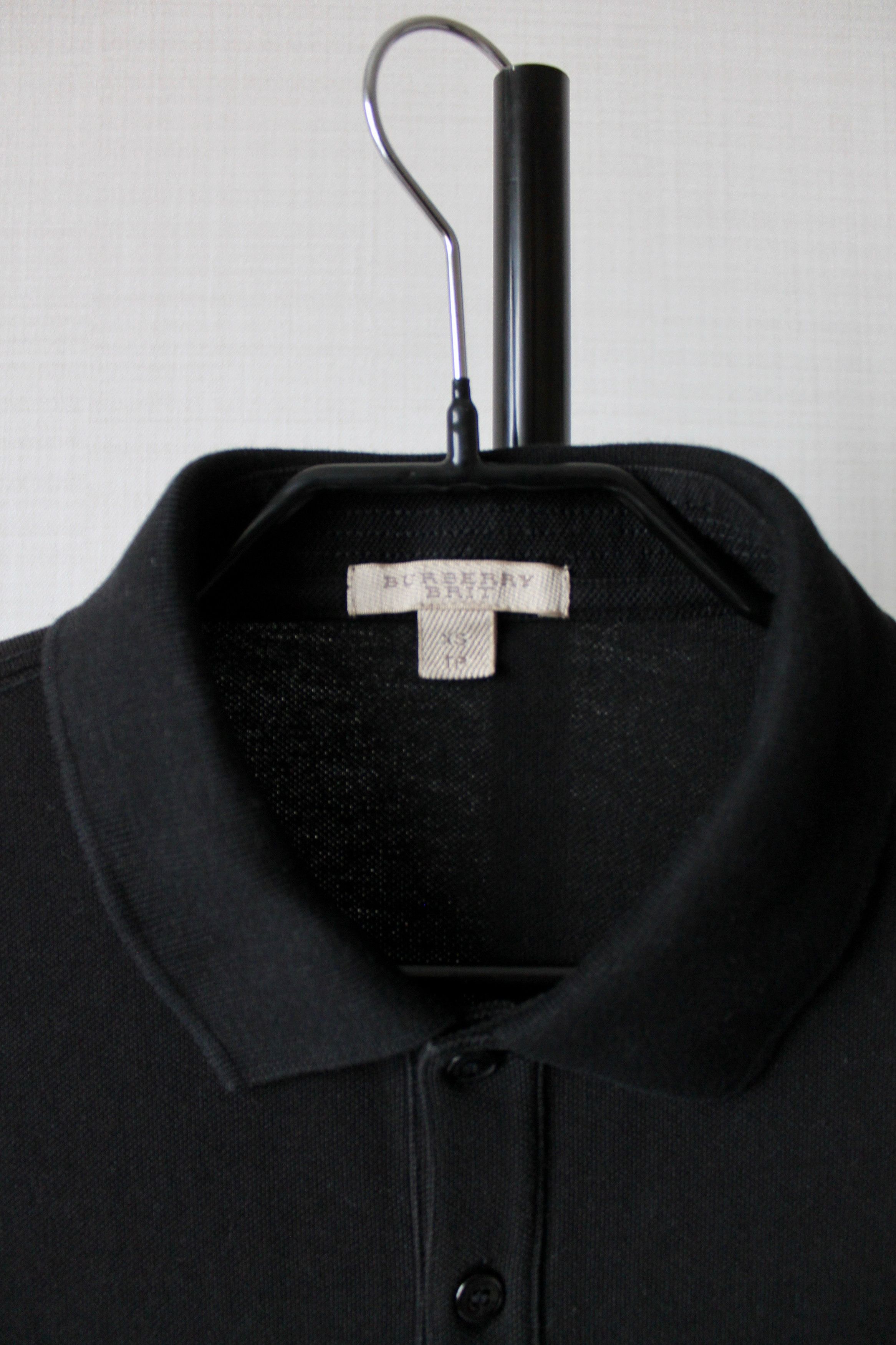 Burberry Burberry Brit Black Polo Shirt XS Size US XS / EU 42 / 0 - 4 Thumbnail