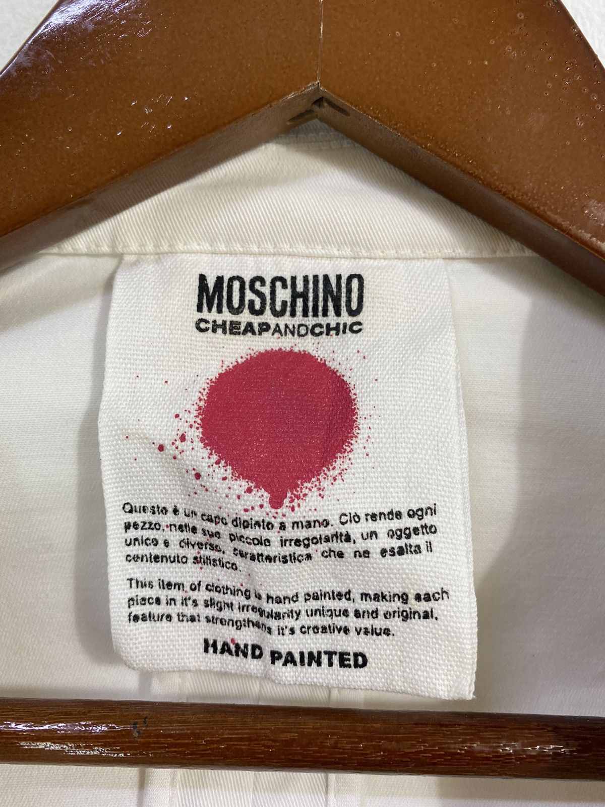 Moschino Moschino Cheap And Chic Hand Painted Jacket Design Size US S / EU 44-46 / 1 - 3 Thumbnail